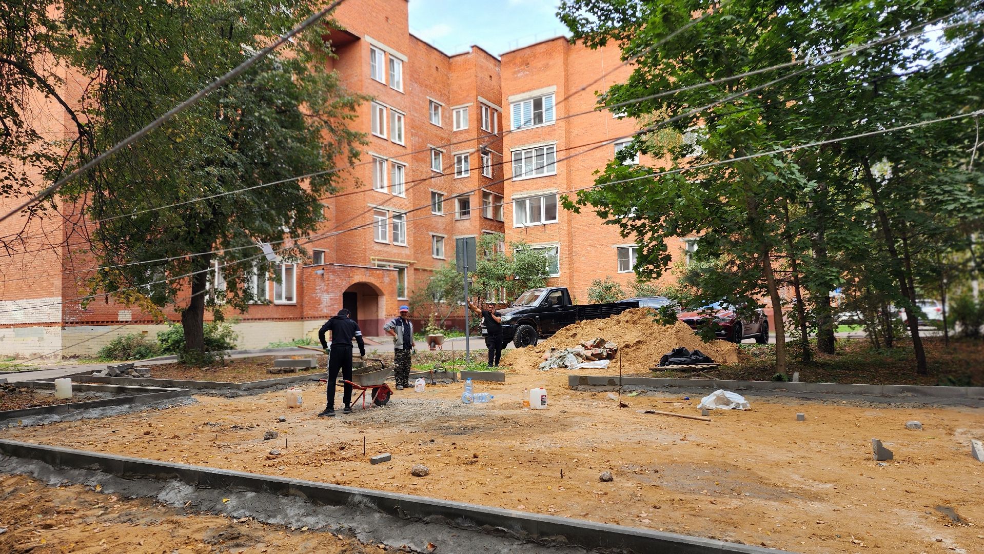 Бронницы, Строительство спортивной площадки, Площадка для воркаута, Льва Толстого 2, Воркаут,