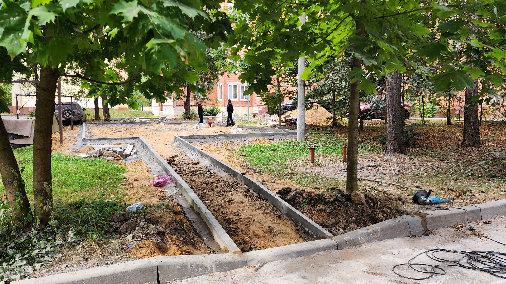 Бронницы, Строительство спортивной площадки, Площадка для воркаута, Льва Толстого 2, Воркаут,