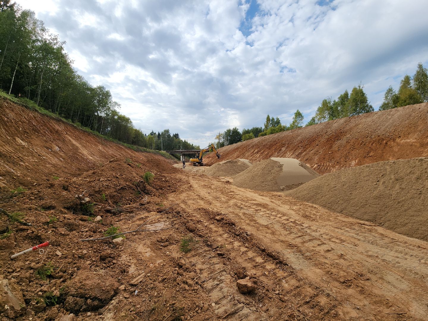 Дорога,строительство дороги, объездная дорога, тучково, руза, рузский городской округ, московская область,
