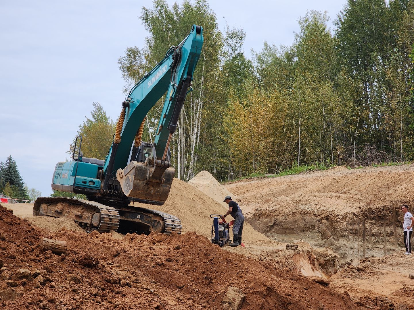 Дорога,строительство дороги, объездная дорога, тучково, руза, рузский городской округ, московская область,