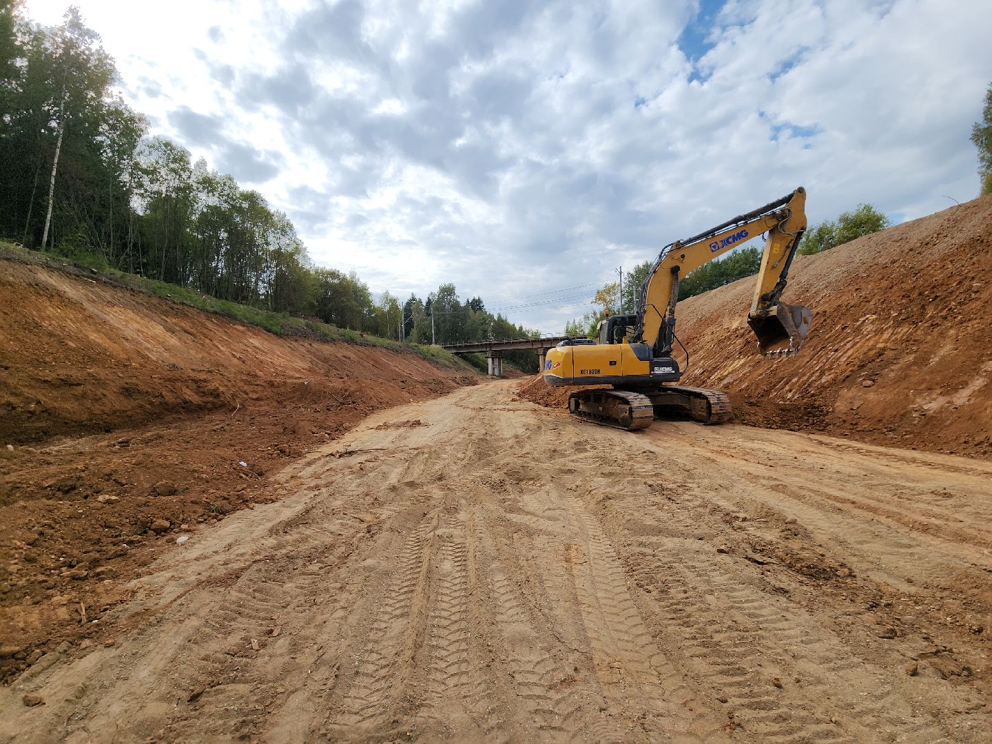 Дорога,строительство дороги, объездная дорога, тучково, руза, рузский городской округ, московская область,
