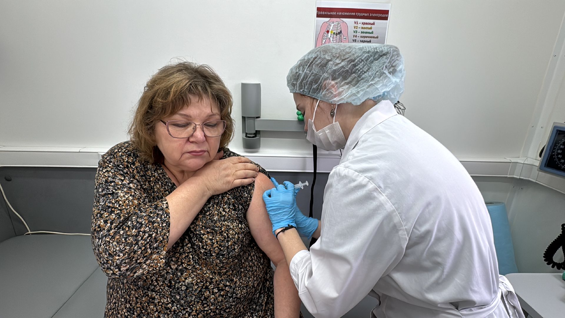 вакцинация от гриппа, Здоровье РФ, Здравоохранение МО, Одинцово вакцинируется,