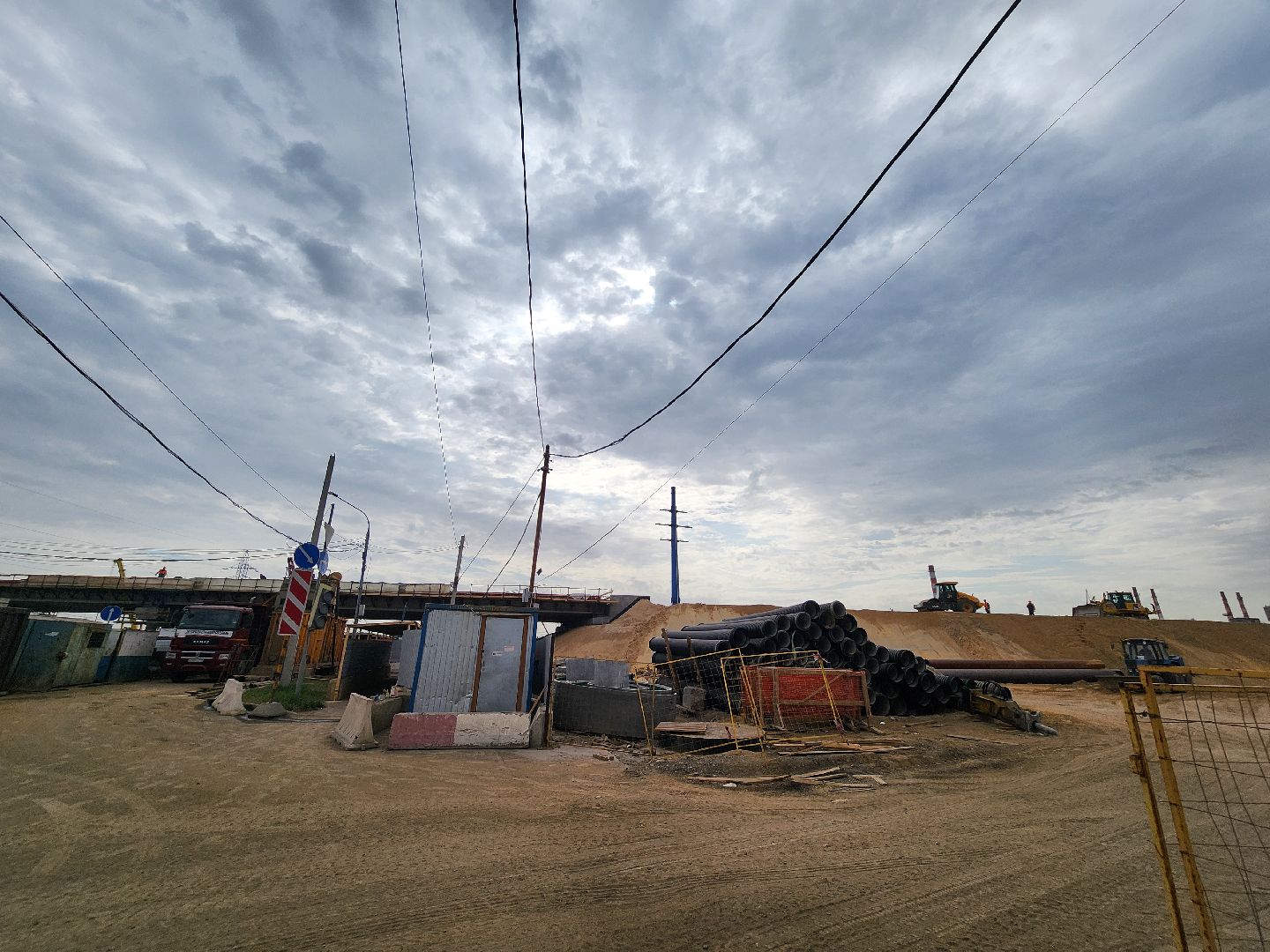 реконструкция каширского шоссе, развязка каширского и володарского шоссе, строительство новых съездов, каширское шоссе, ленинский округ, строительство дорог,