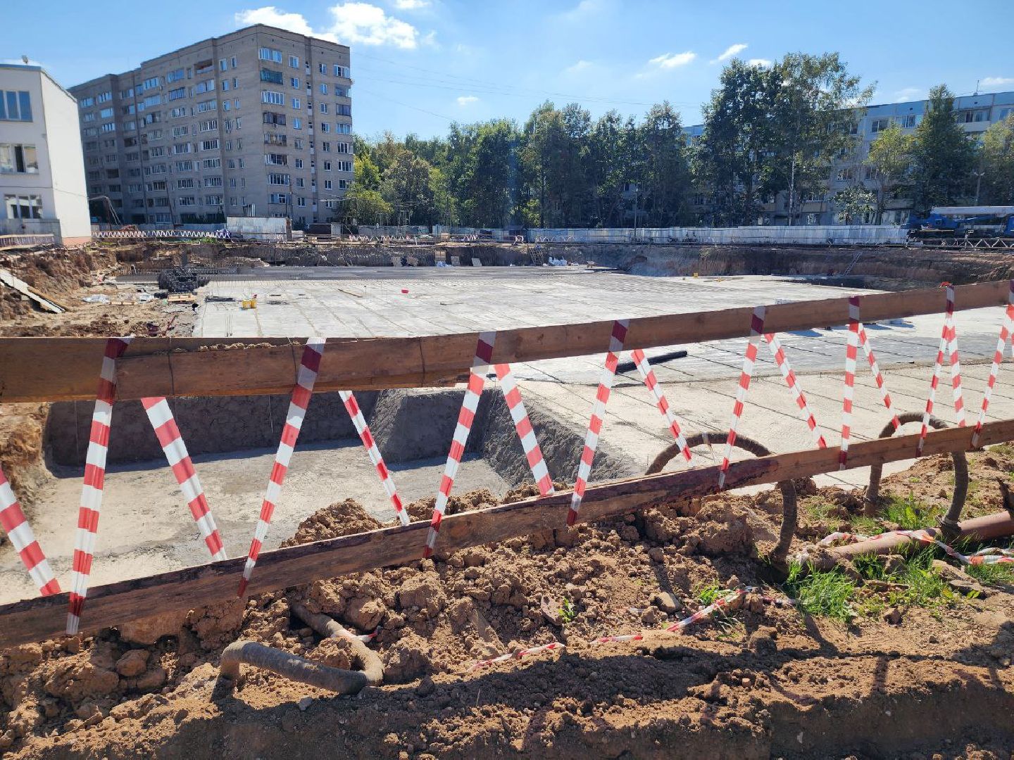 Солнечногорск, пристройка к школе, строители, Ученики, Учителя,