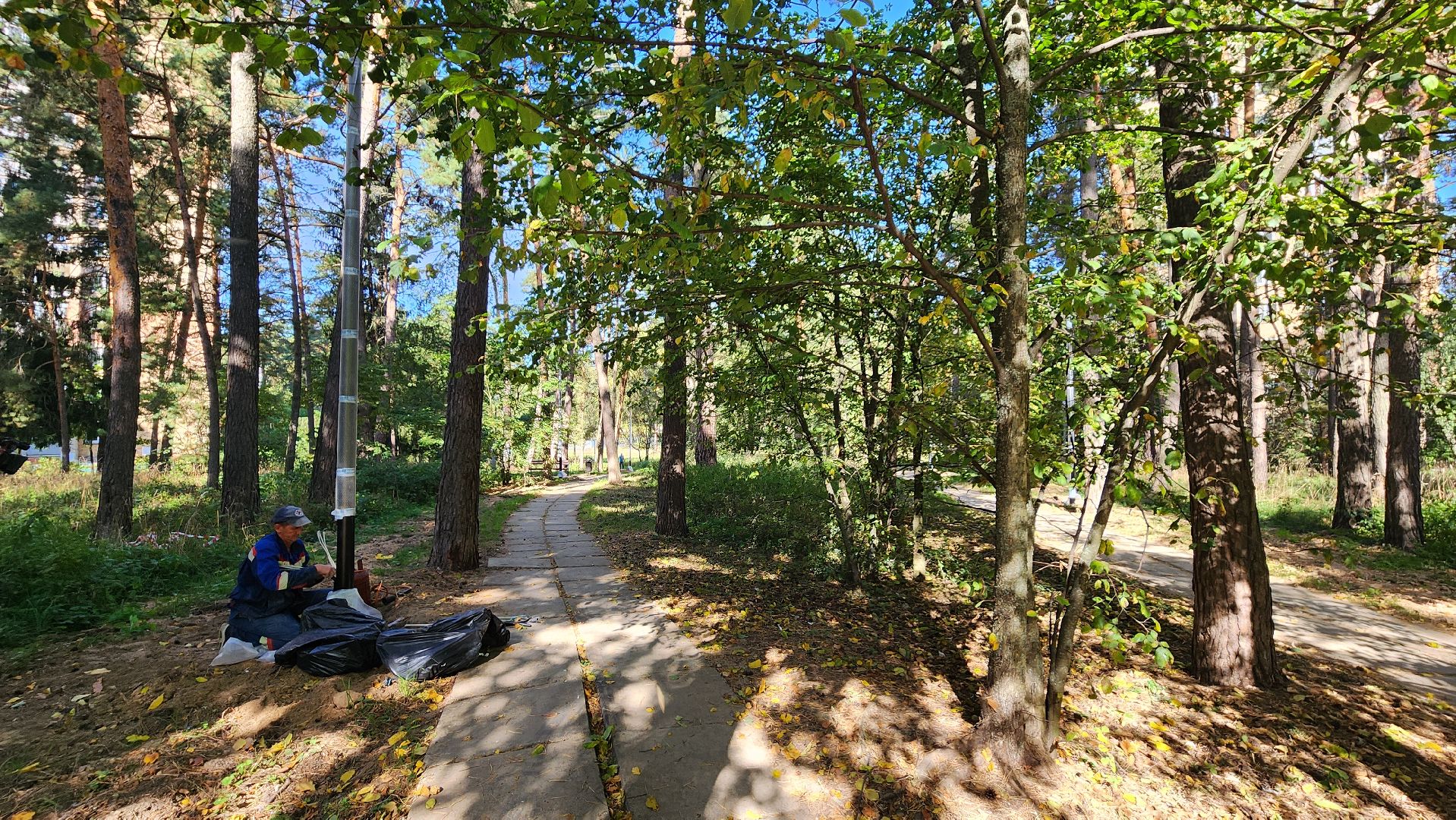 светлый город, освещение, протвино, улица дружбы, опоры освещения,