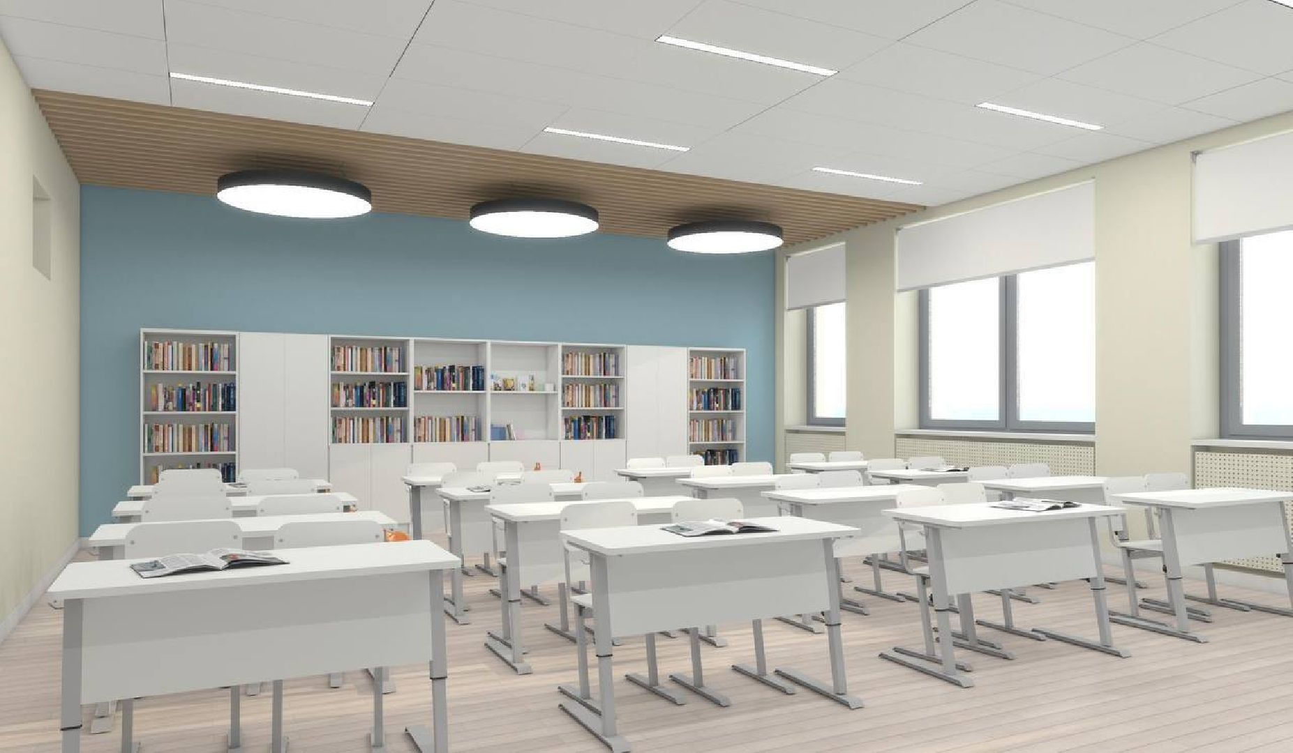 Реутов, строительство, образование, школы, IT-уклон, здание, внутренняя отделка,