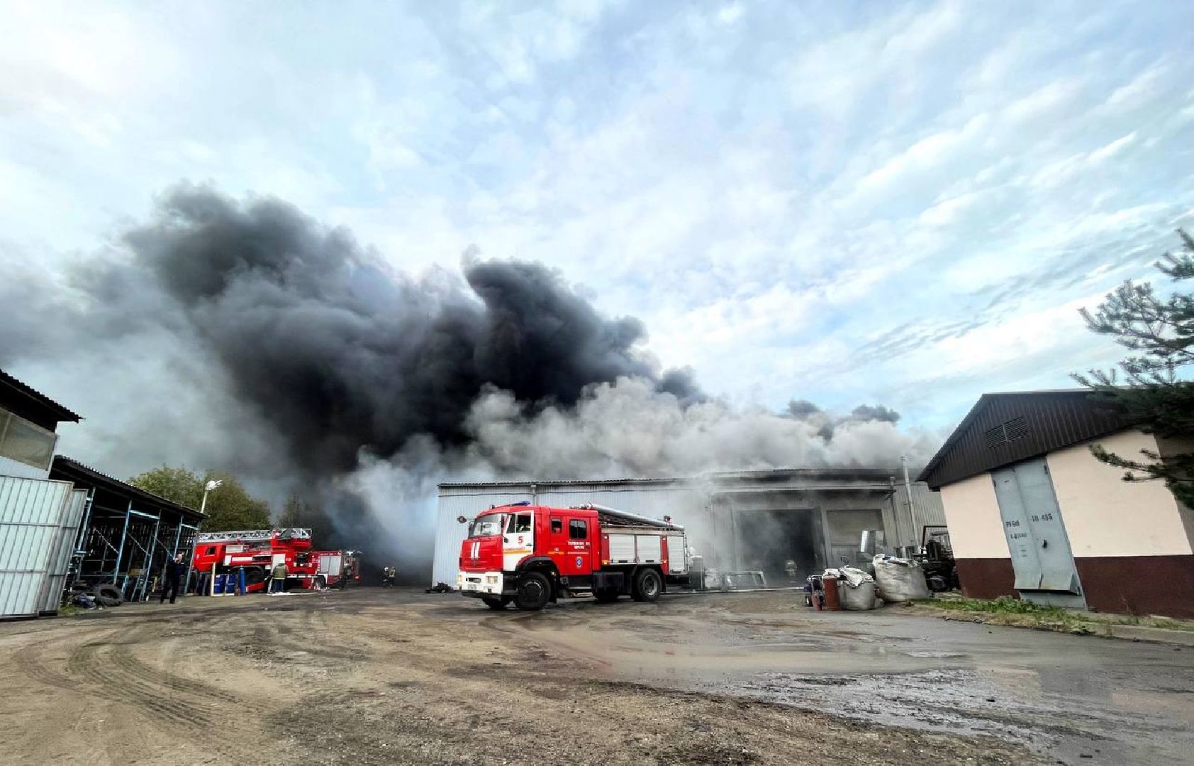 Пожар, МЧС, Возгорание, Сергиев Посад,
