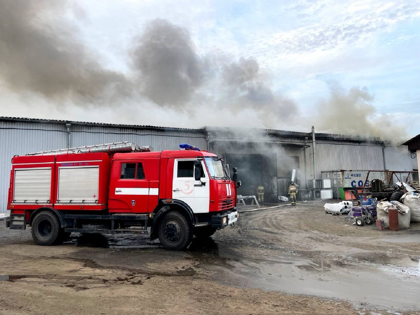 Пожар, МЧС, Возгорание, Сергиев Посад,