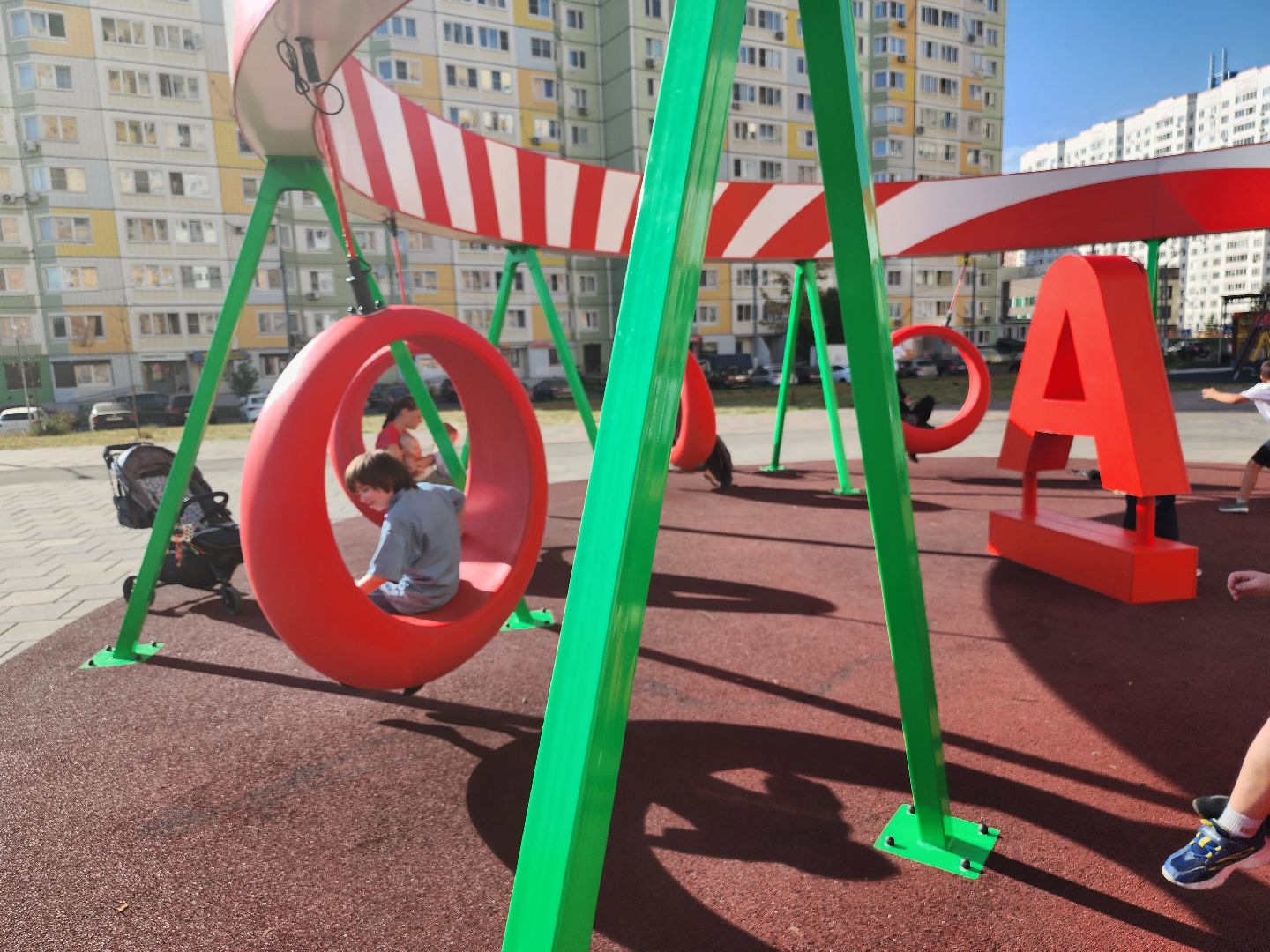 качели, подвесные конструкции, гамак, центрифуга, долгопрудный, дети,