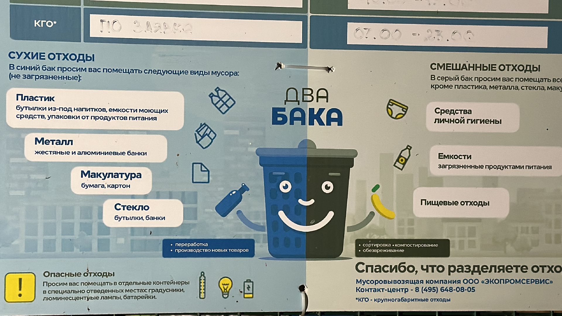 Клин, общество, ЖКХ, контейнерная площадка, контейнер для мусора, люди, выездная администрация,