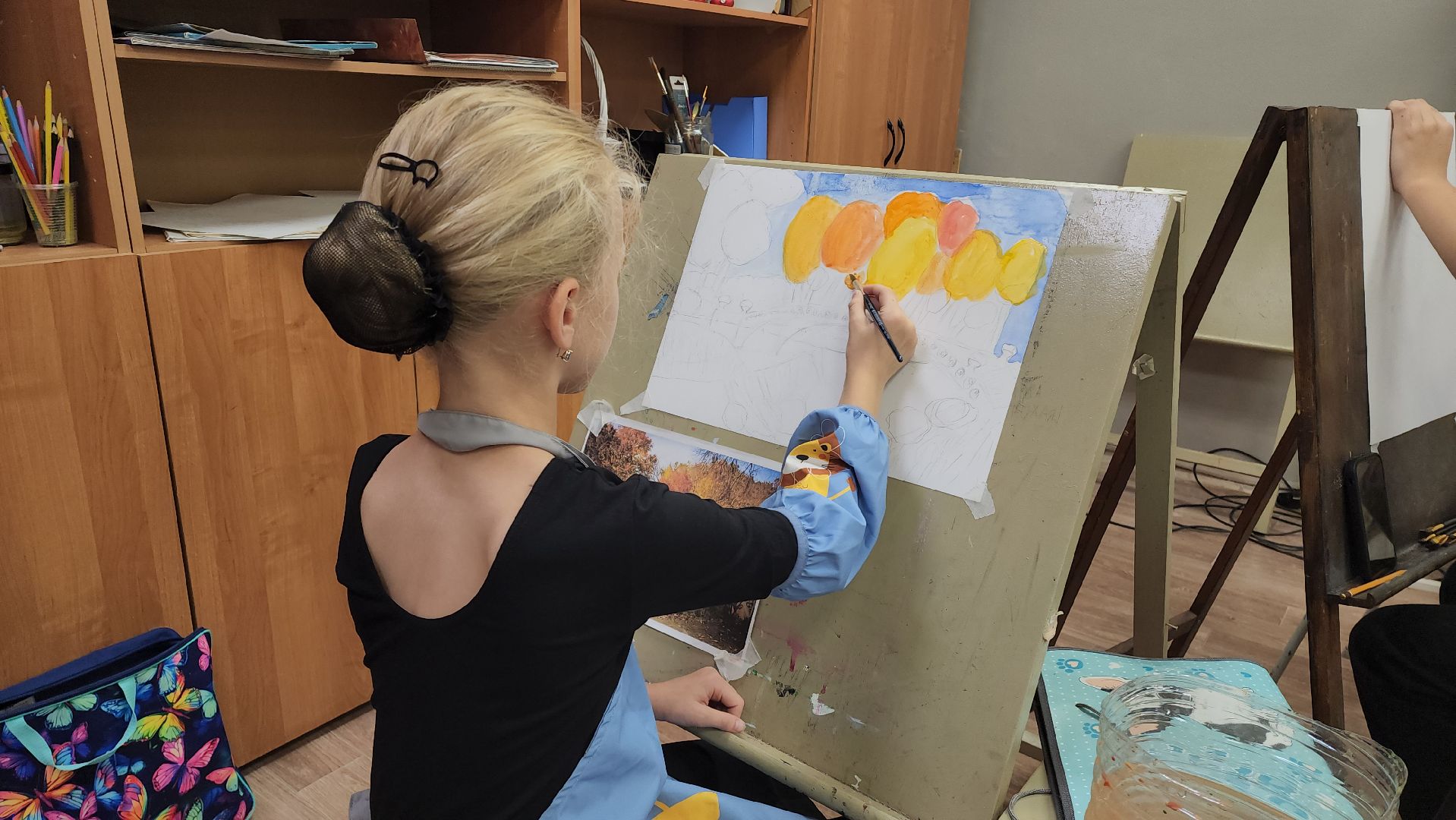 Живопись, Акварель, Лобня, рисование,Осень,