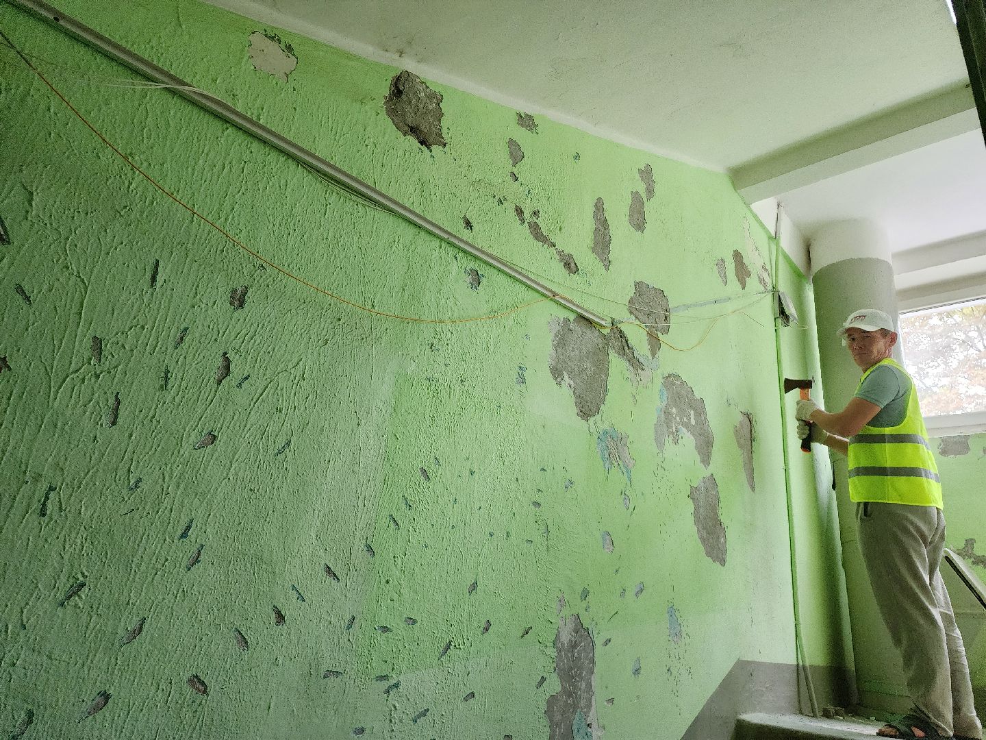 текущий ремонт мкд, ремонт подъездов, жкх, ремонт подъездов многоквартирного дома, видное плк, ао ук жкх,проспект ленинского комсомола, губернаторская программа софинансирования,