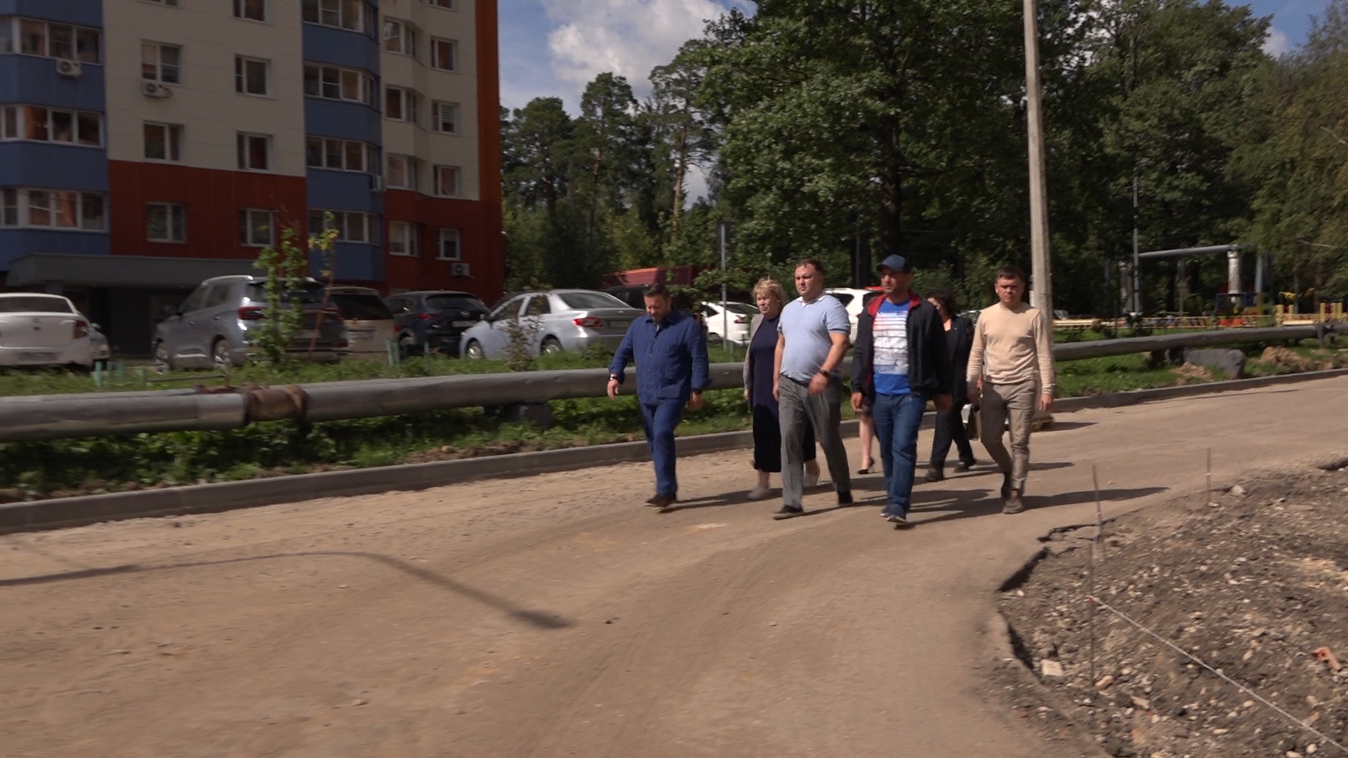 благоустройство территории, микрорайон Тополек Власиха, Микрорайон Школьный Власиха, комплексное благоустройство, работы по благоустройству,