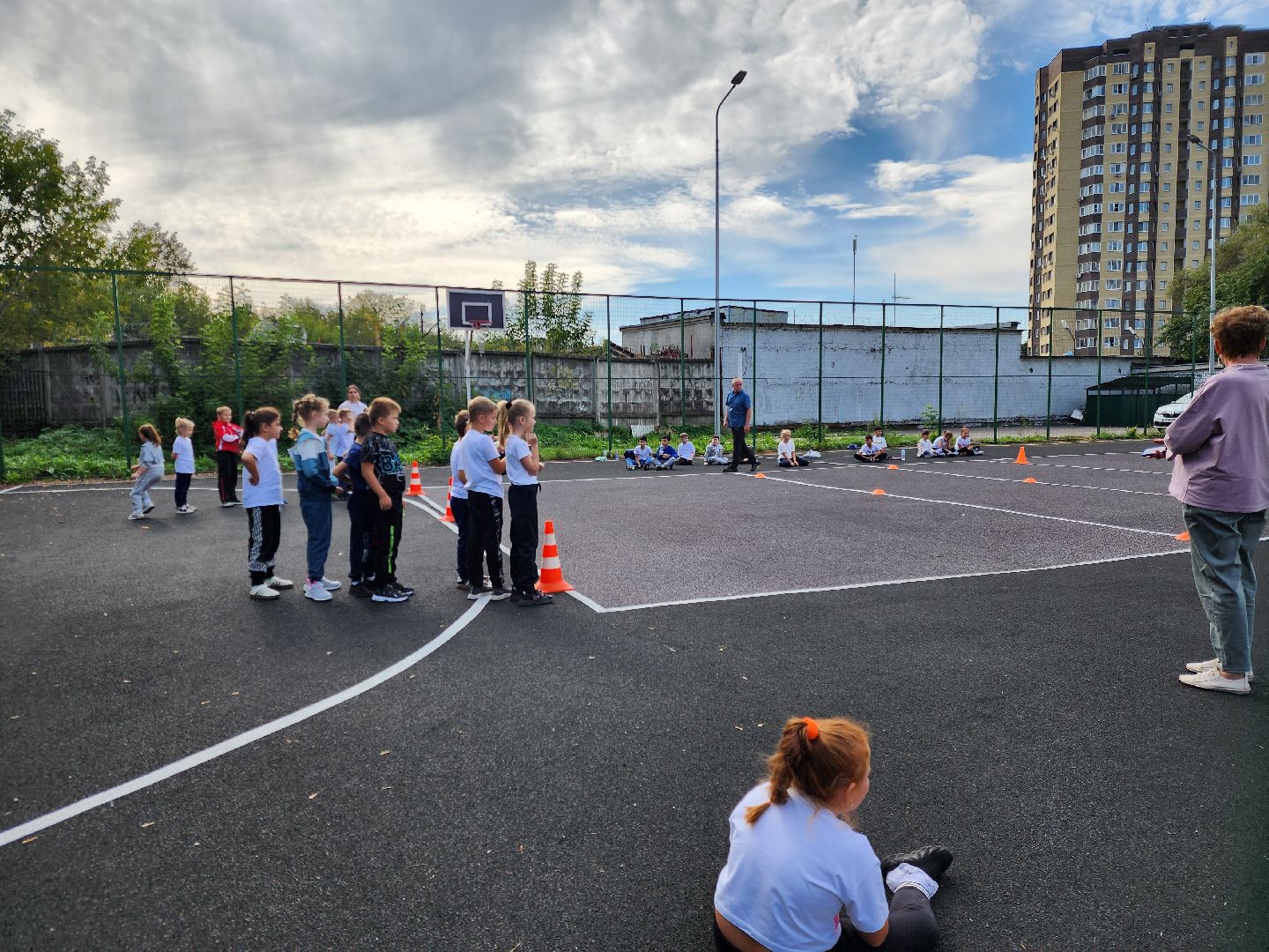 школа, ногинск, жители, общество, спорт, веселые старты, день здоровья, центр образования,