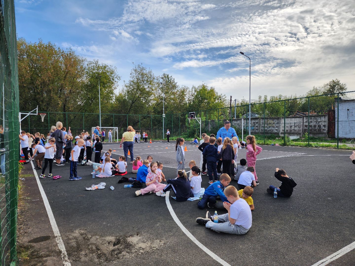школа, ногинск, жители, общество, спорт, веселые старты, день здоровья, центр образования,