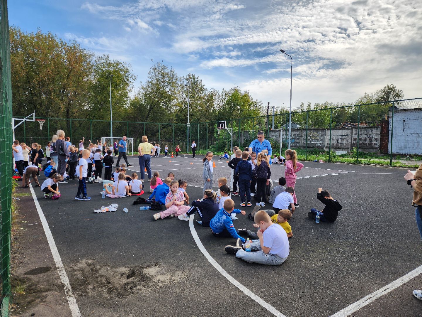 школа, ногинск, жители, общество, спорт, веселые старты, день здоровья, центр образования,