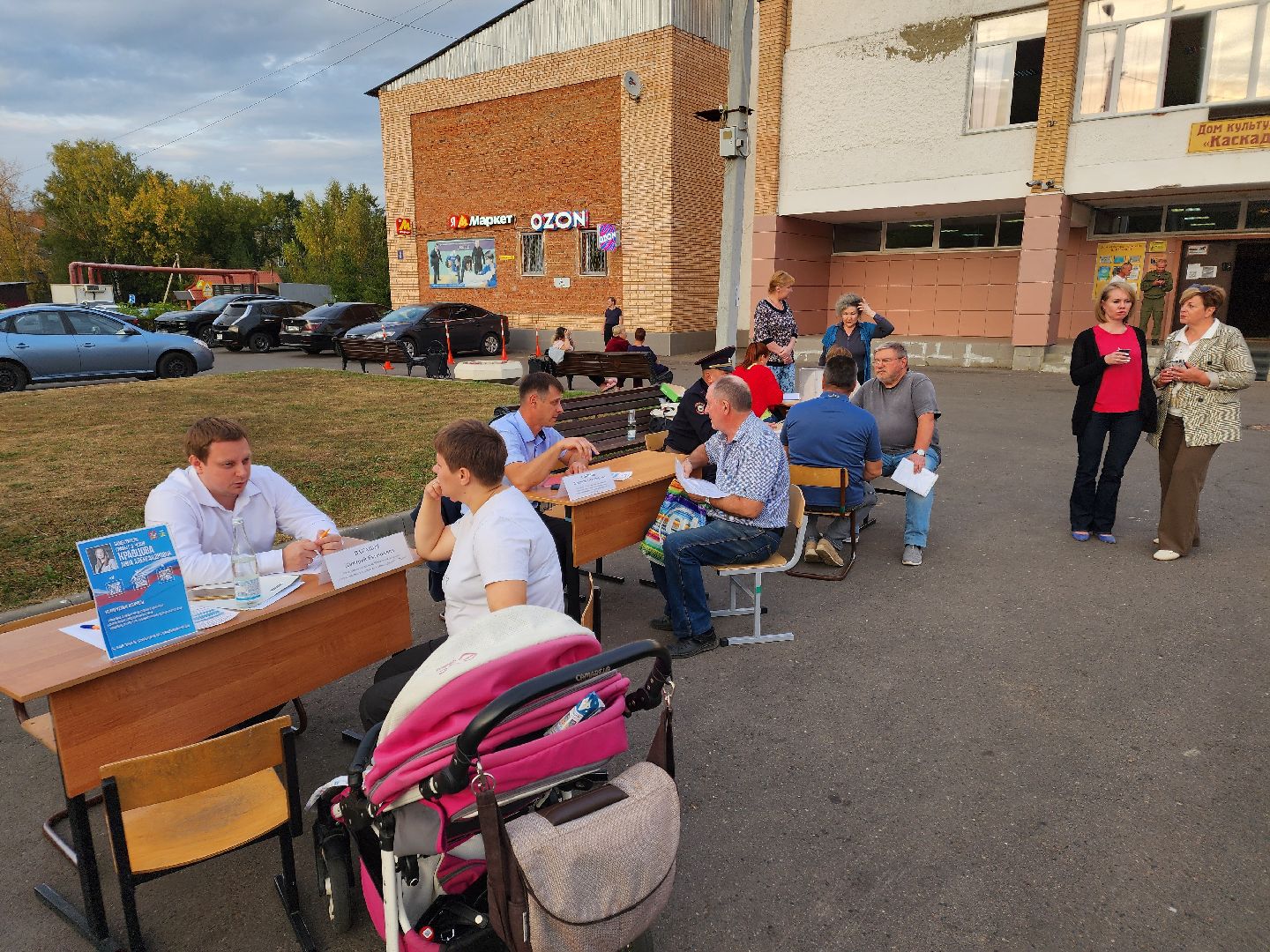 Чехов, поселок Васькино, выездная администрация, встреча с жителями, обращения жителей, Елена Валяева, многодетная мама, жильё, земельные участки, освещение, пешеходный переход, электроснабжение, контейнерная площадка,