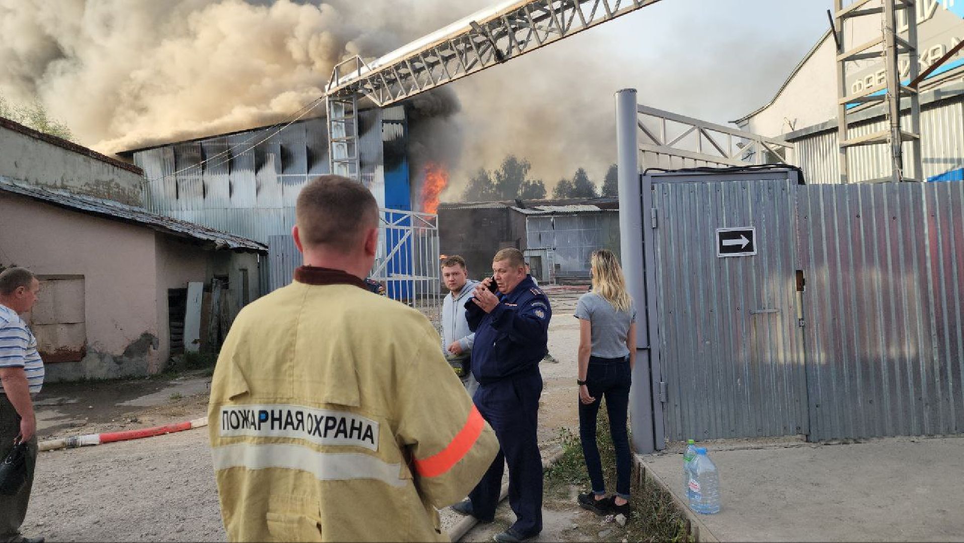пожар, Шатура, МЧС,