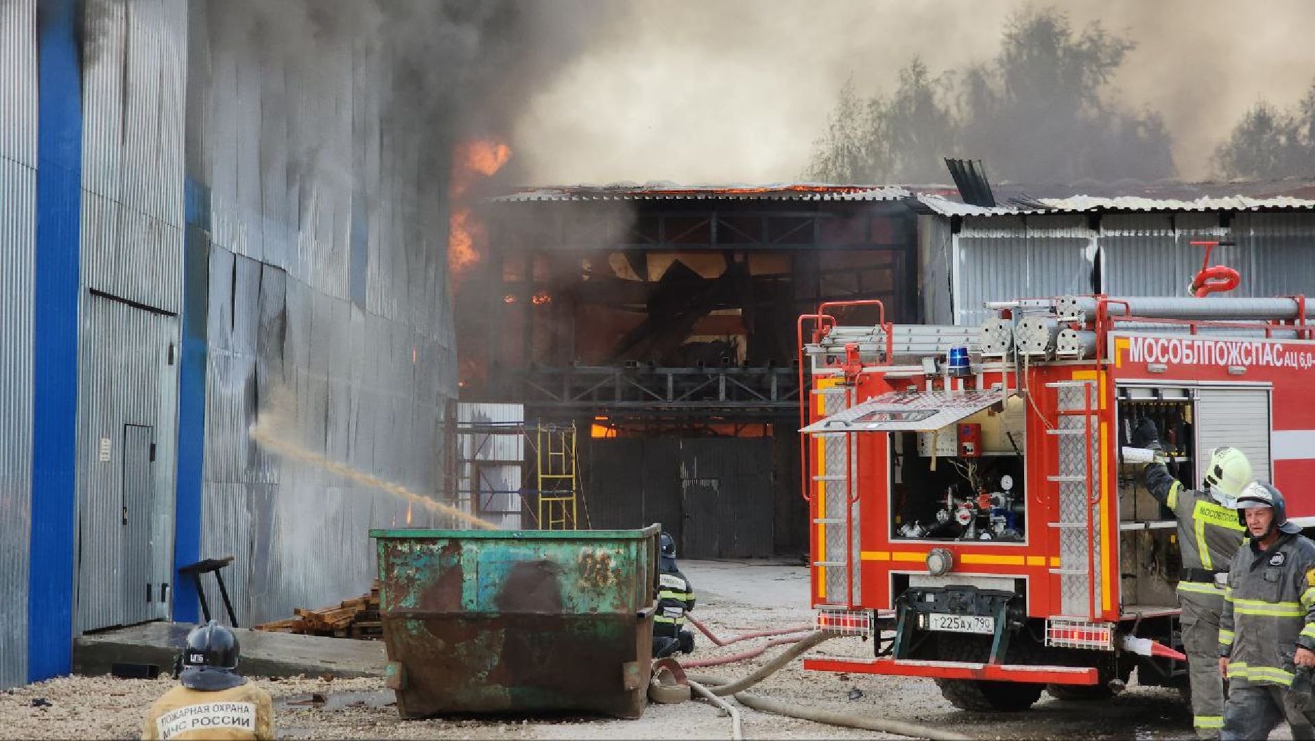 пожар, Шатура, МЧС,