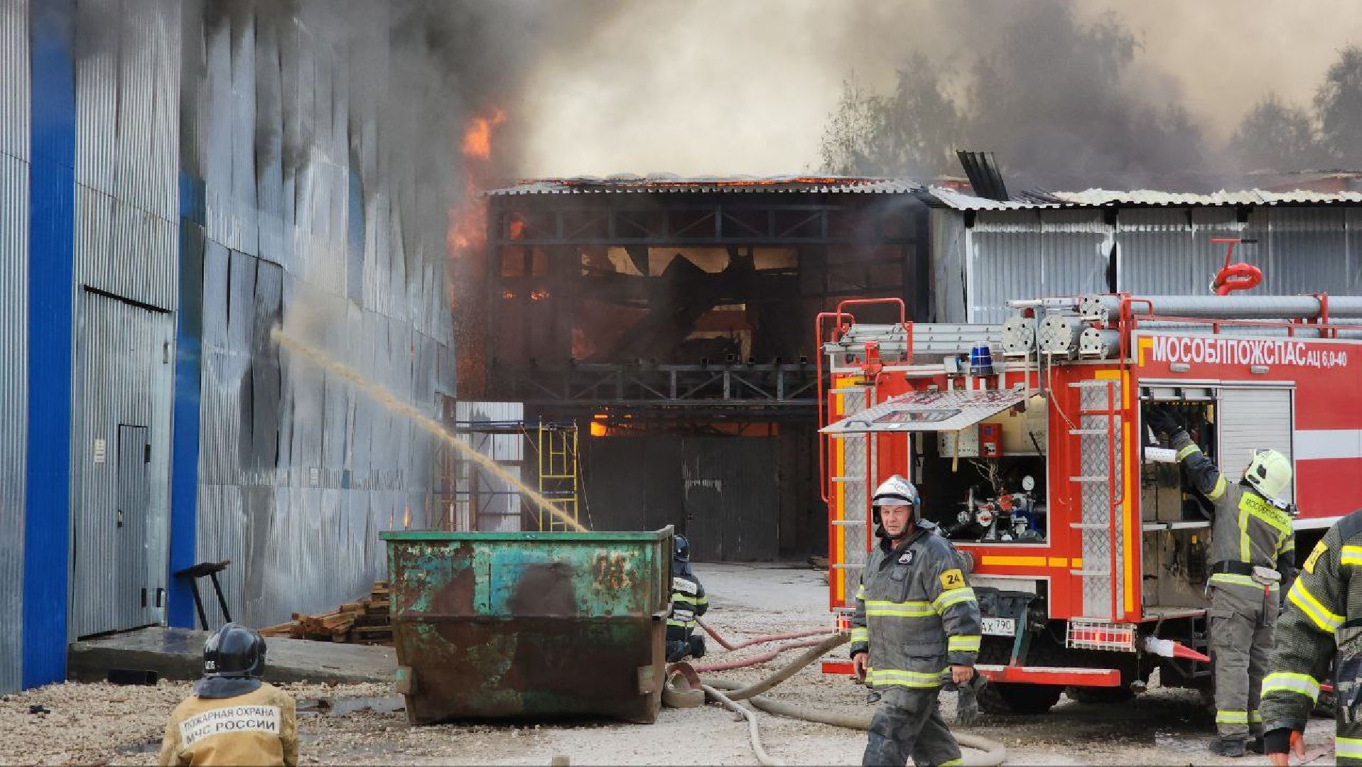 пожар, Шатура, МЧС,