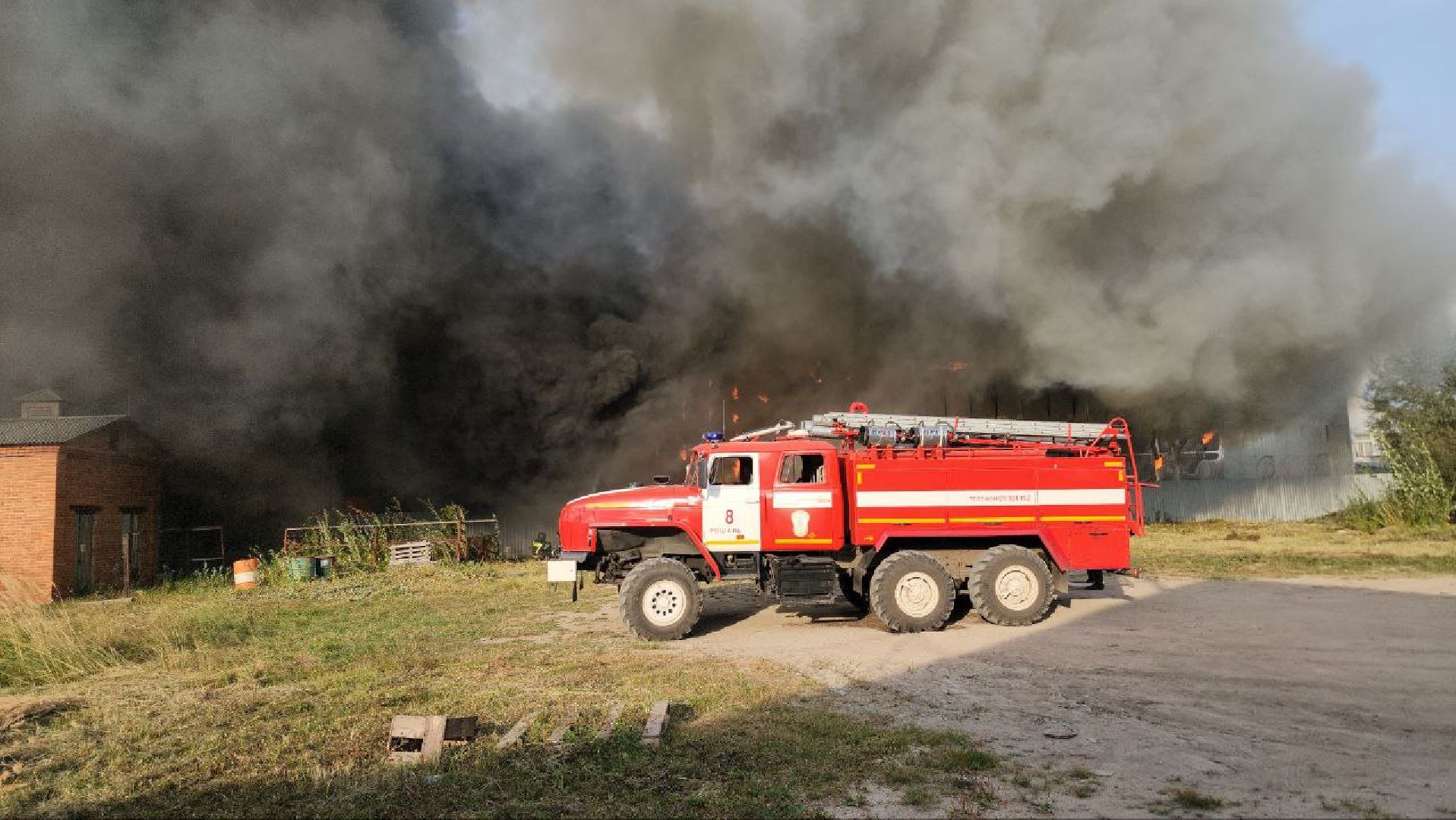 пожар, Шатура, МЧС,