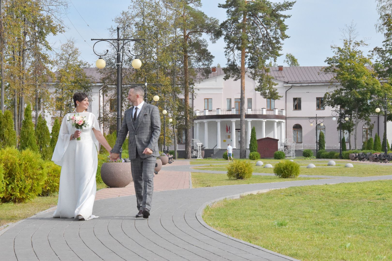 свадьба, выездная регистрация брака, парк крестов брод, Рошаль,