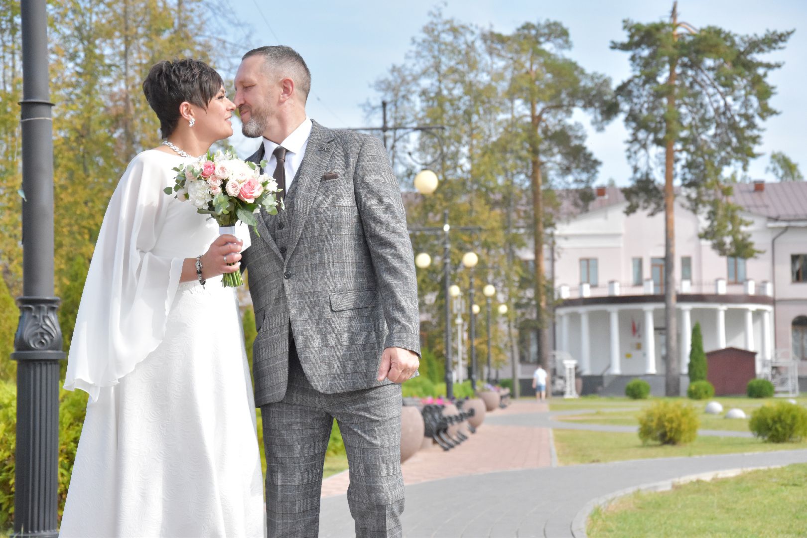 свадьба, выездная регистрация брака, парк крестов брод, Рошаль,