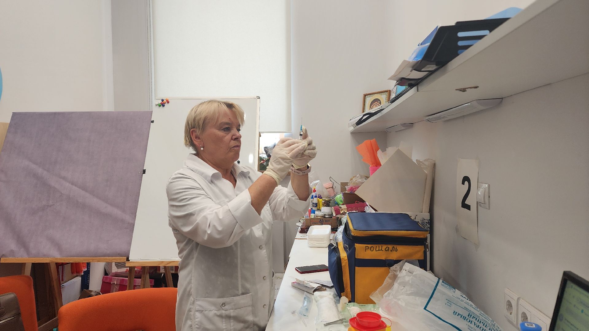 вакцина от гриппа, выездная бригада, вакцинация, Рошаль, городской округ Шатура,