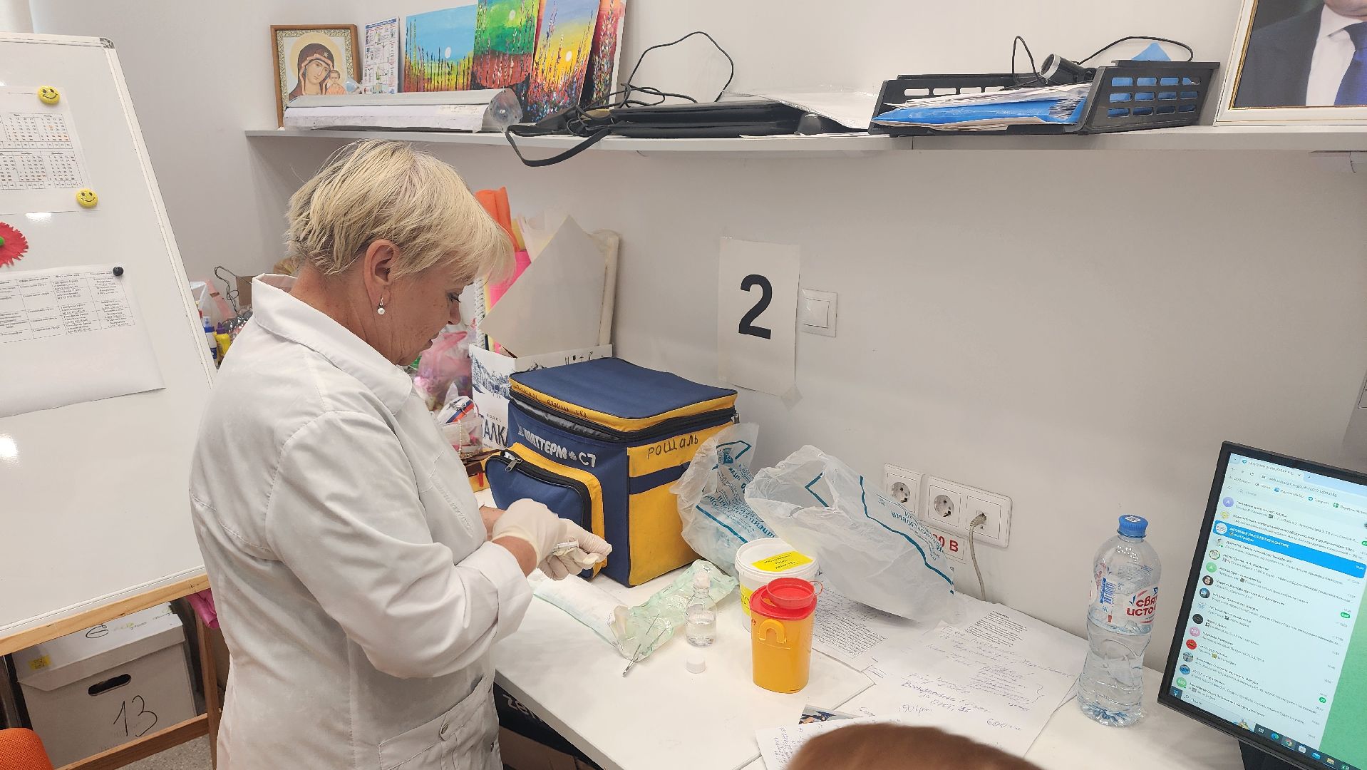 вакцина от гриппа, выездная бригада, вакцинация, Рошаль, городской округ Шатура,