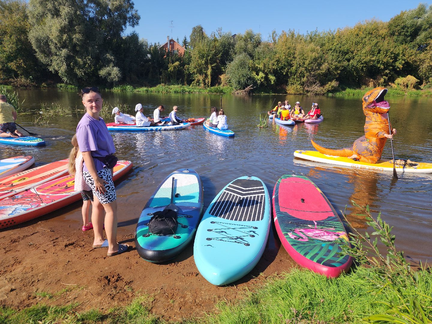 сплав, сплав на сапбордах, орехово зуево, день города 2024,