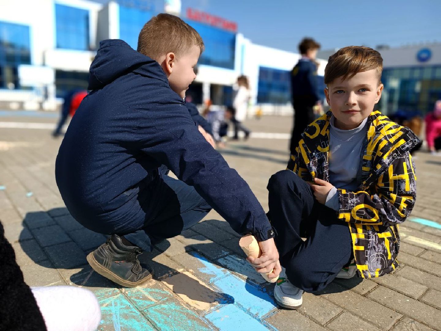 Можайск, Можайский го, День космонавтики, Юрий Гагагрин, Поехали, акция, большая раскраска