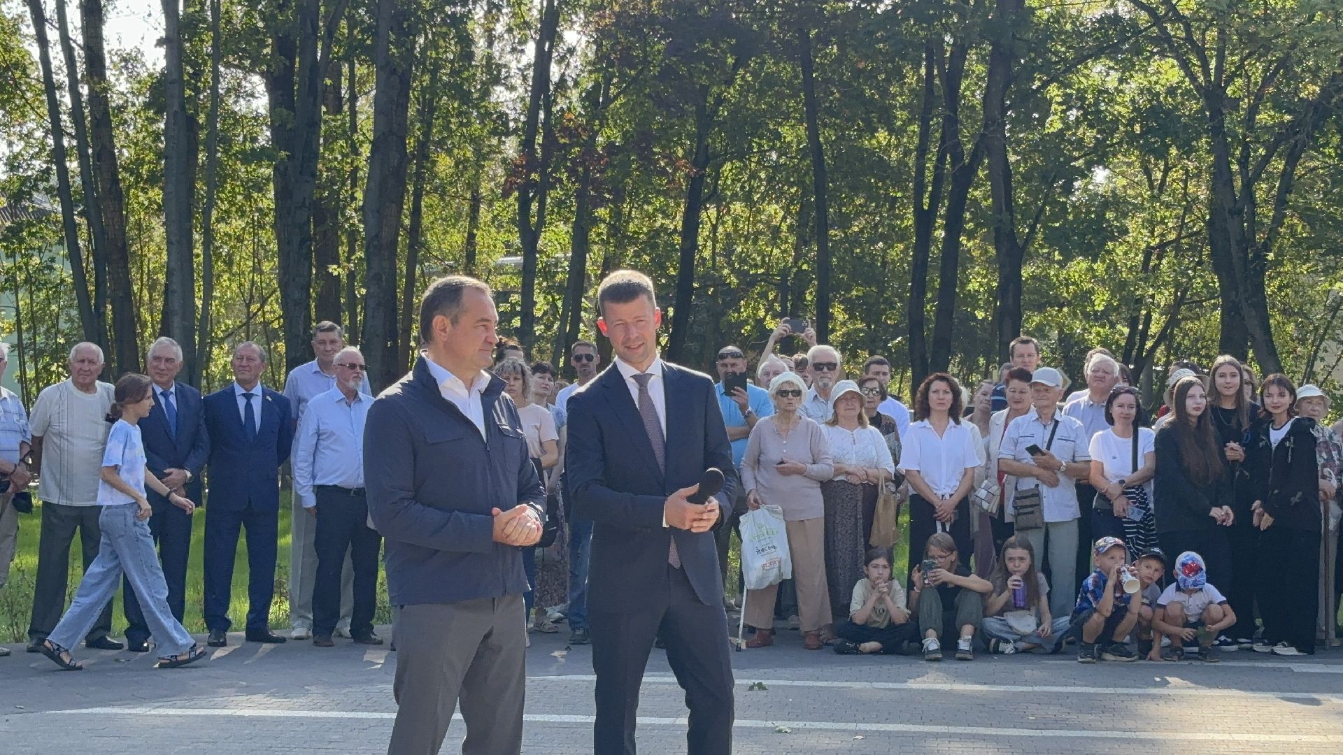 сквер, микрорайон заря, благоустровйство, день города балашиха,