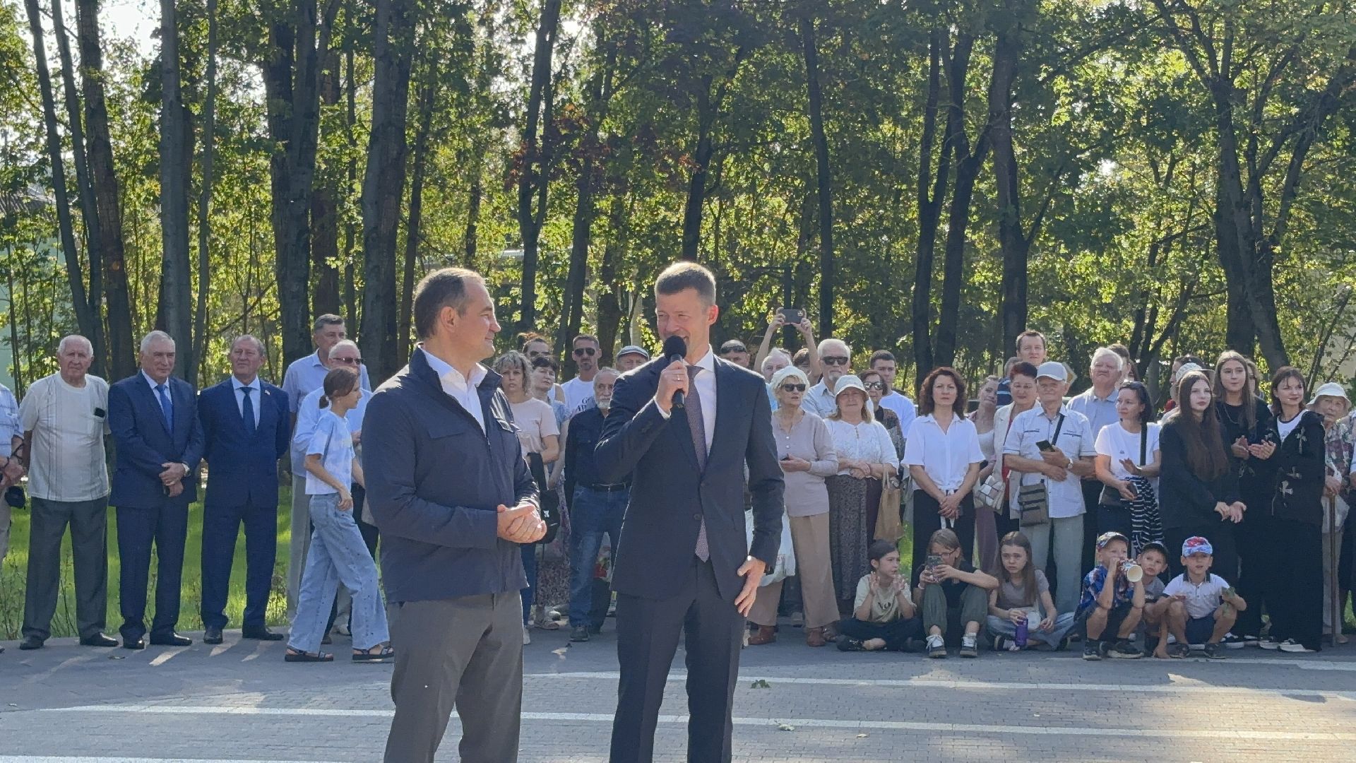 сквер, микрорайон заря, благоустровйство, день города балашиха,