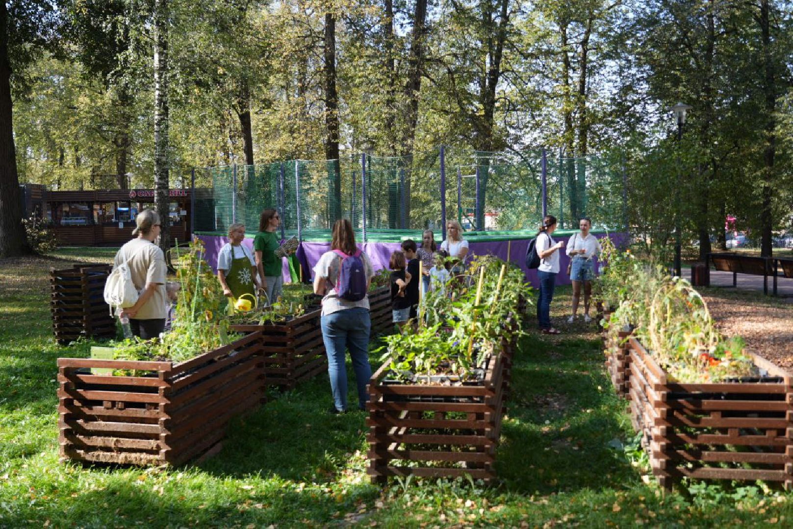 Парки Подмосковье, Парки МО, Скитские пруды, Сергиев Посад, Общественный огород,