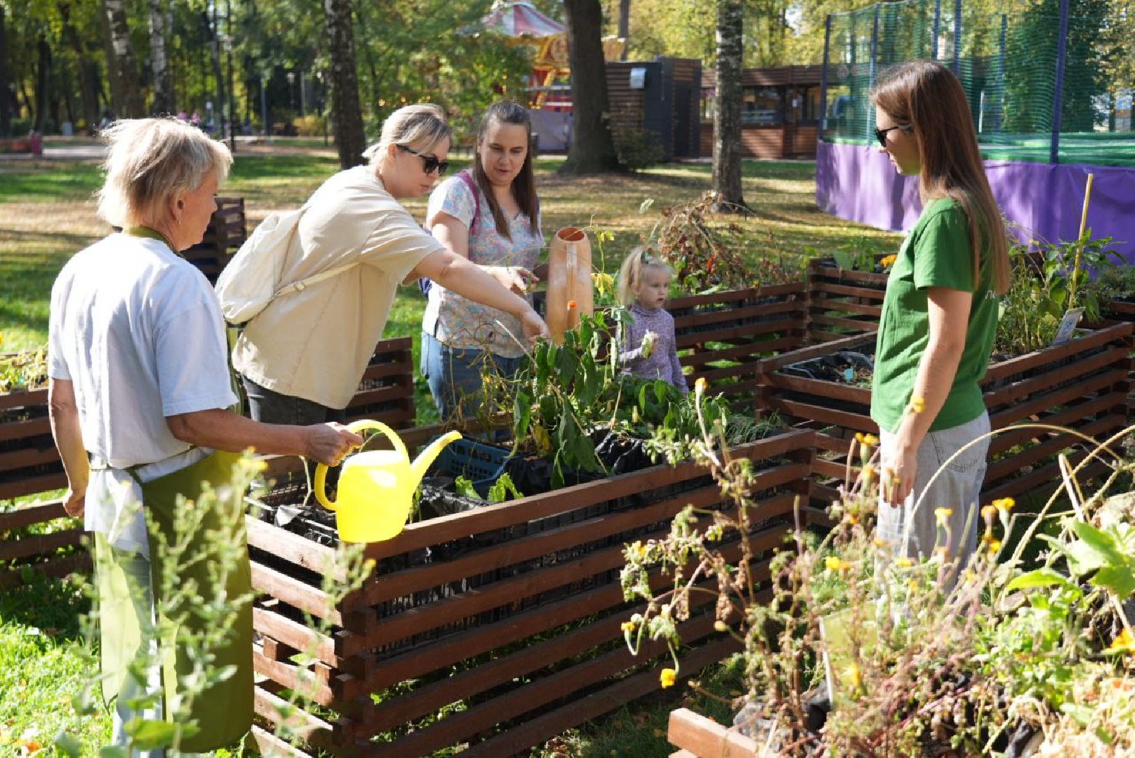 Парки Подмосковье, Парки МО, Скитские пруды, Сергиев Посад, Общественный огород,
