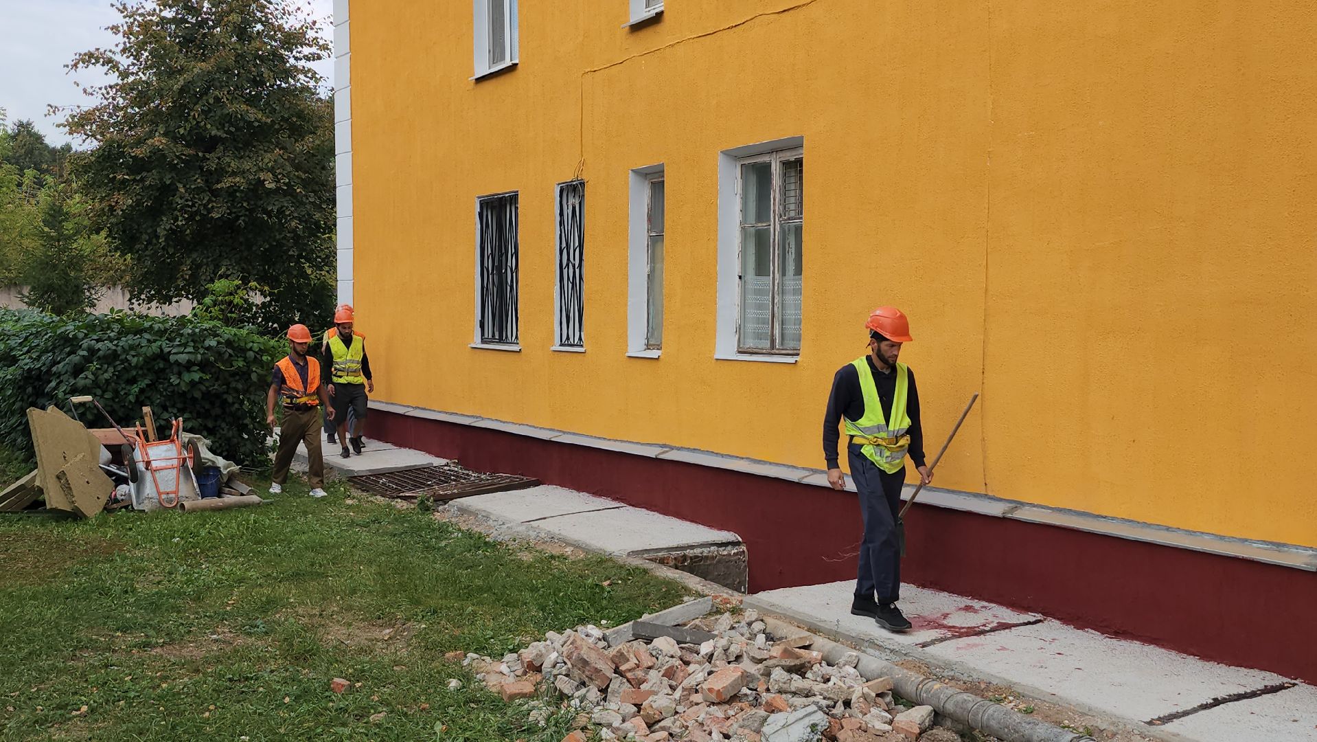 серпухов, улица калинина, ремонт фасада дома, капитальный ремонт мкд, региональная программа,