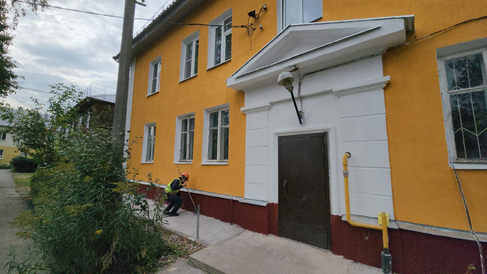 серпухов, улица калинина, ремонт фасада дома, капитальный ремонт мкд, региональная программа,