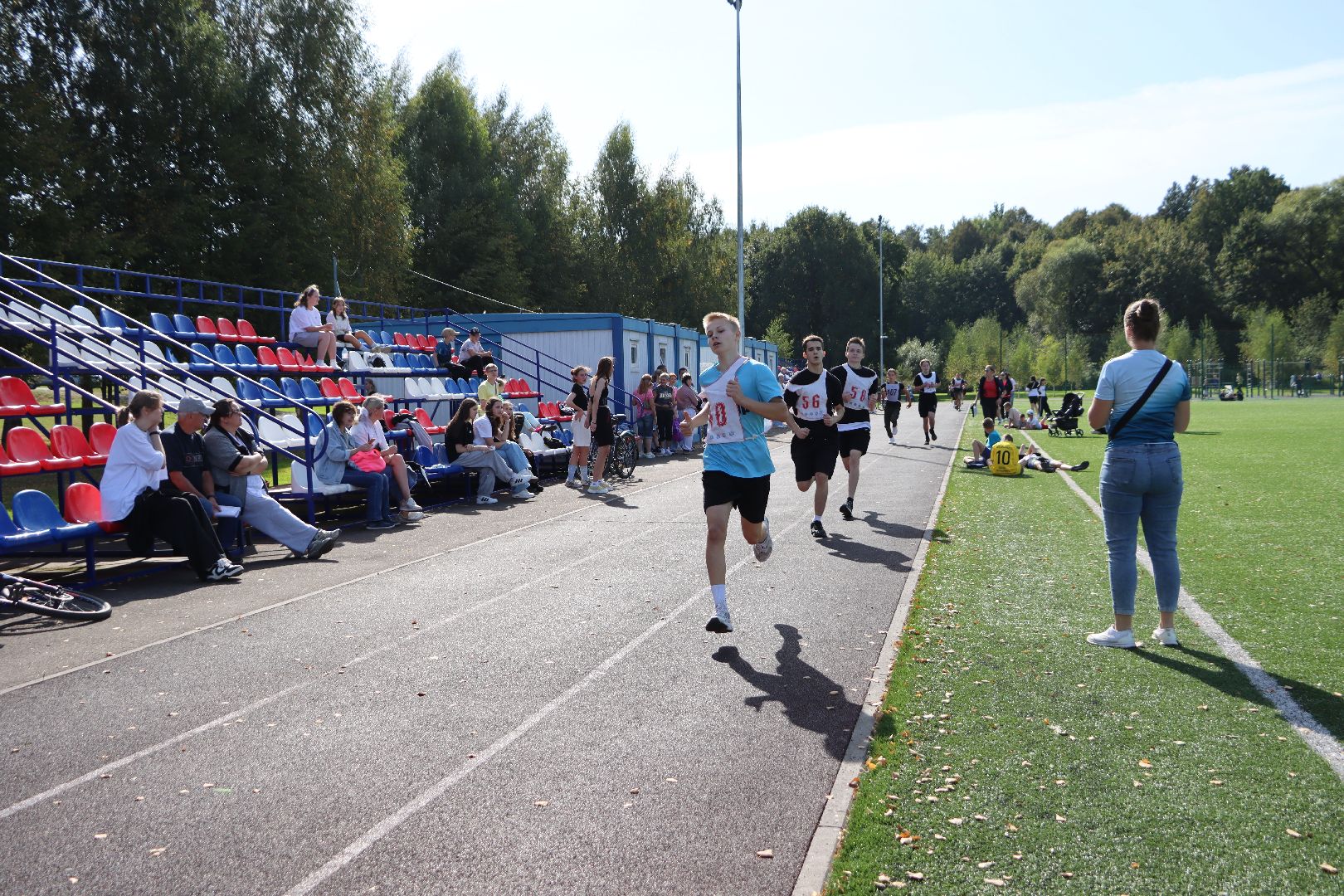 лотошино, лотошинский стадион, спорт, кросс, бег, дети,