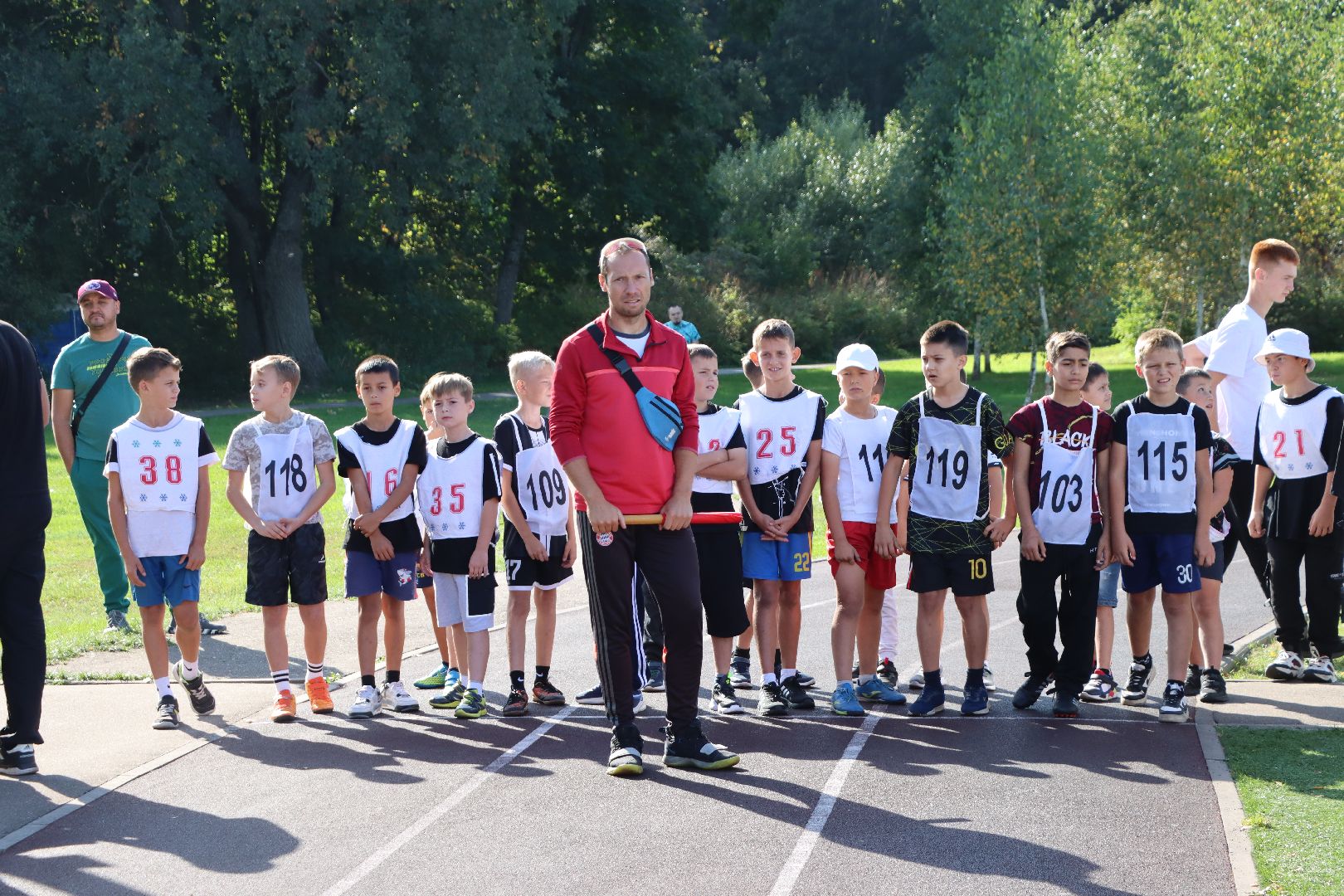 лотошино, лотошинский стадион, спорт, кросс, бег, дети,