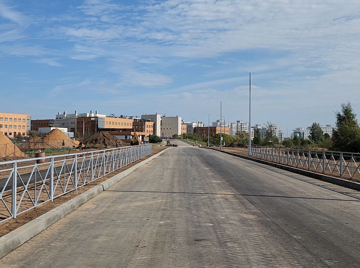 Дубна, Строительство дороги, оэз дубна,