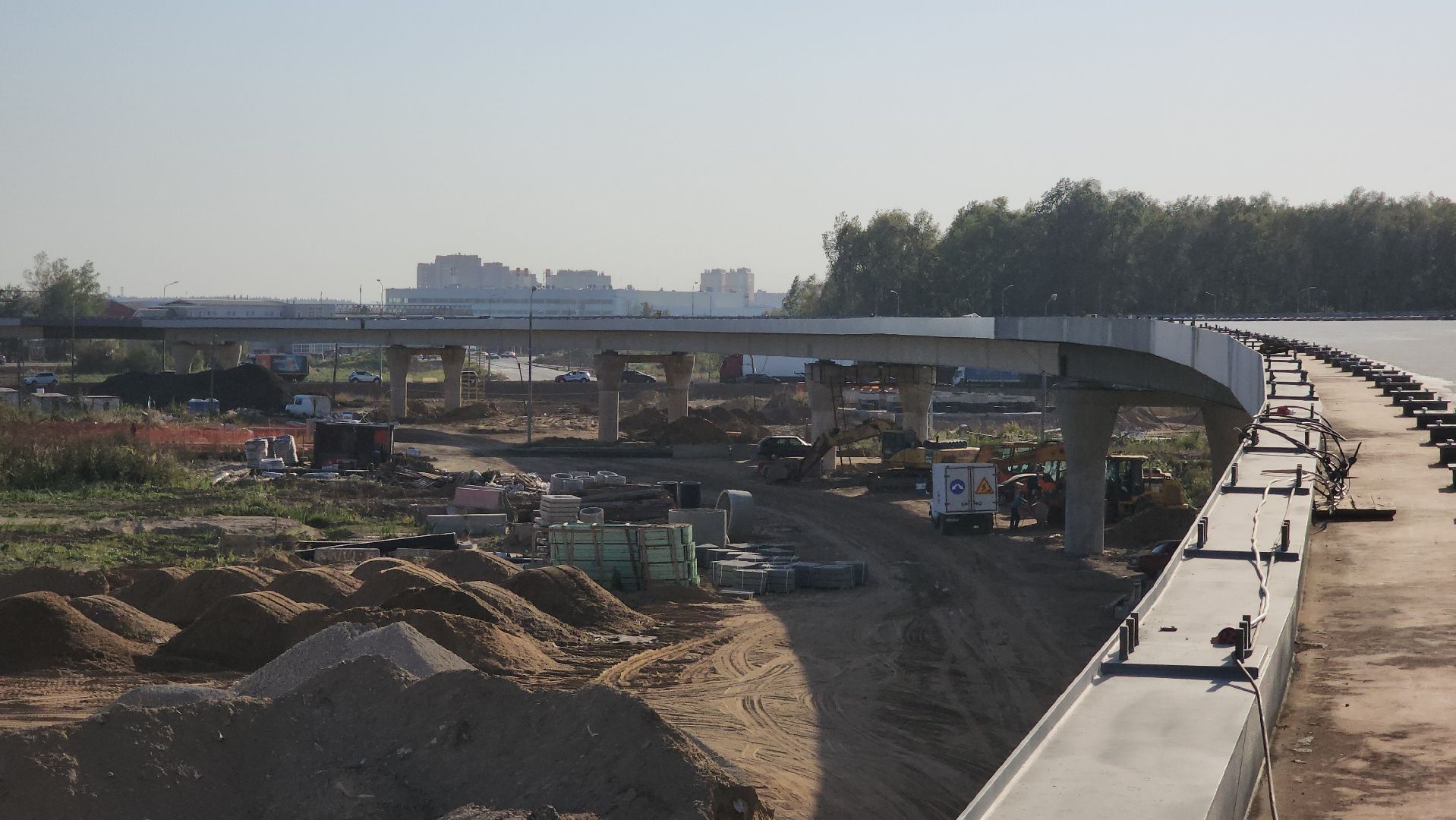 Лобня, Северный обход, дорога,