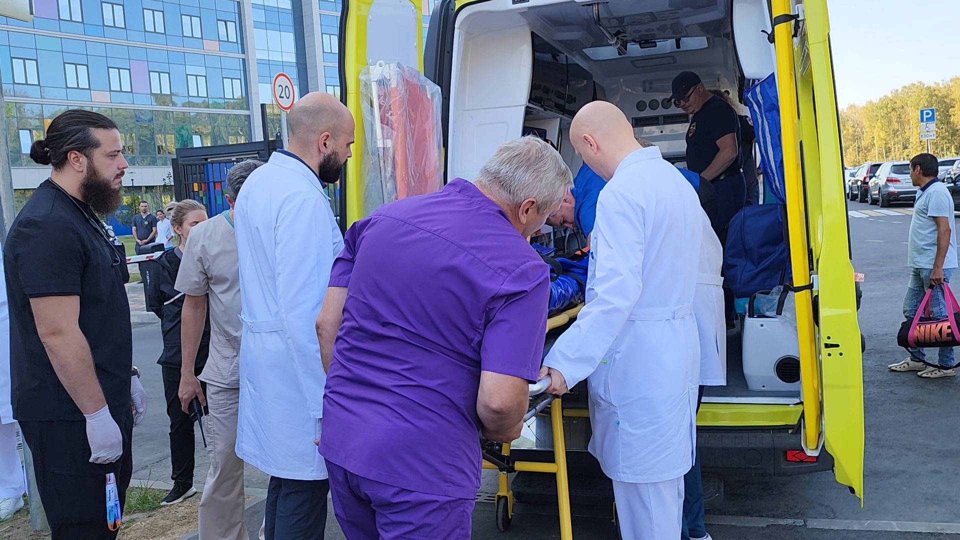 красногорск, санавиация, детский клинический центр им Рошаля, реанимация, Подмосковье,