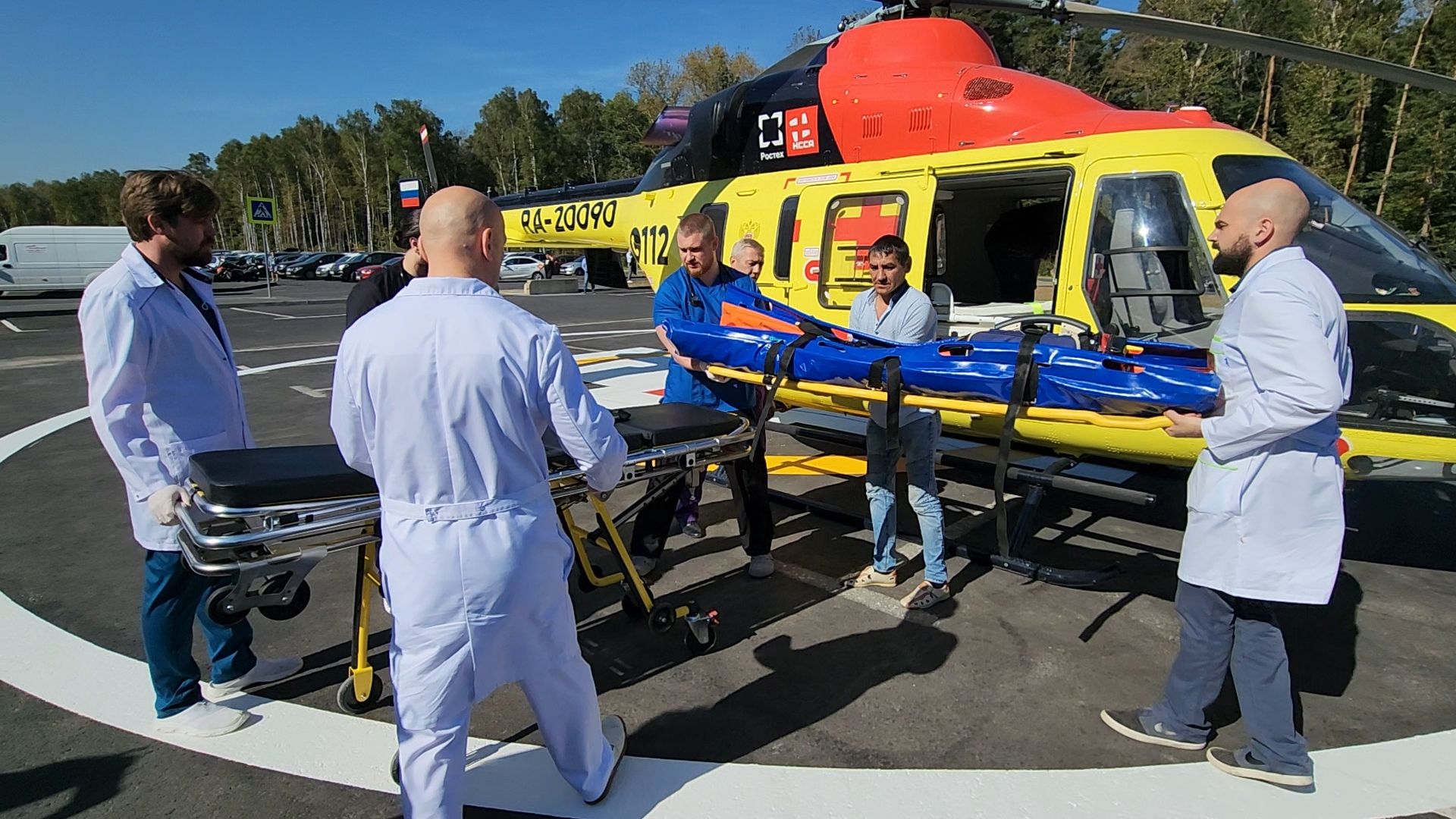 красногорск, санавиация, детский клинический центр им Рошаля, реанимация, Подмосковье,