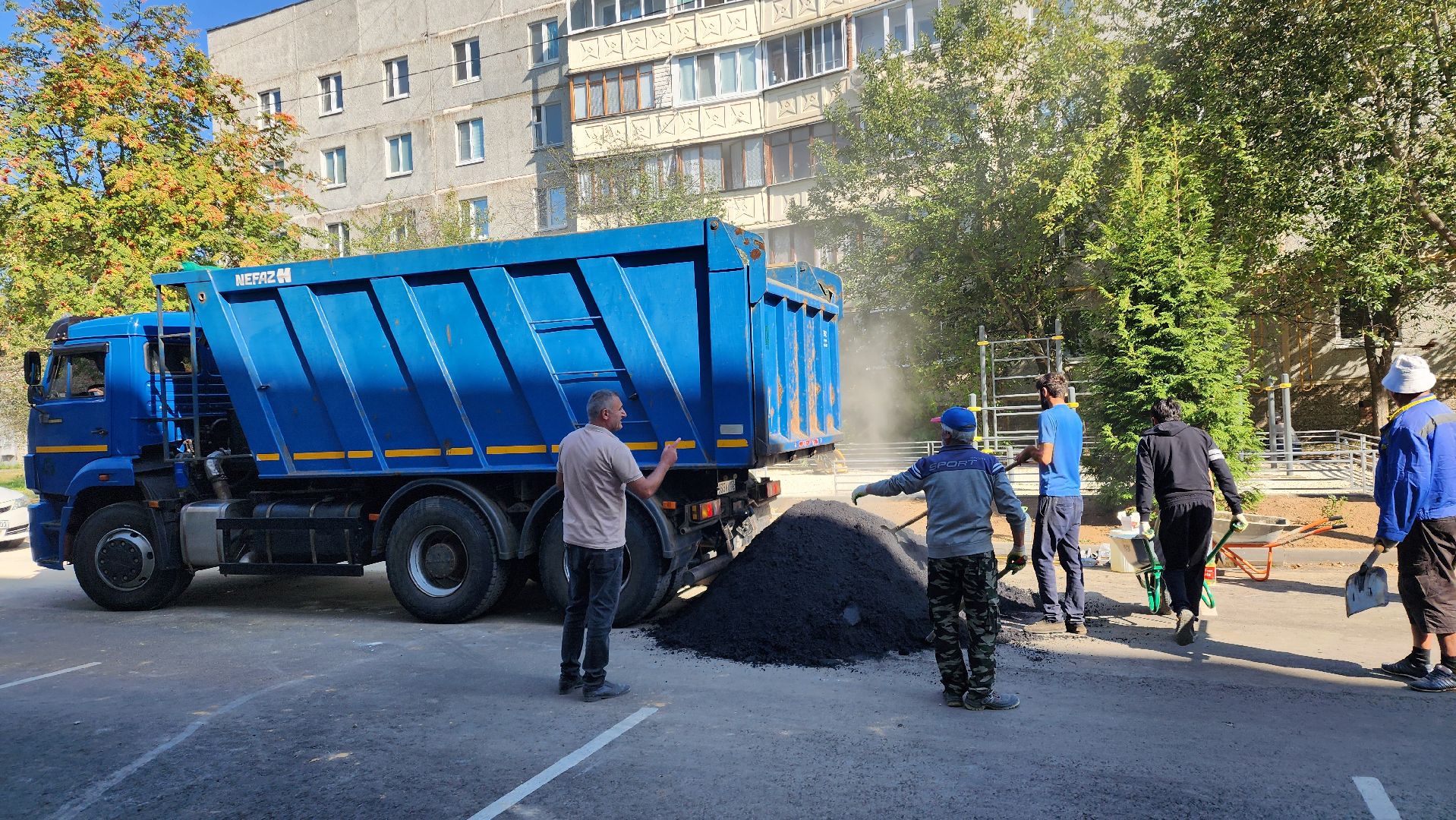 Бронницы, Строительство спортивной площадки, Новая площадка для воркаута, Строительство площадки в поселке Горка,