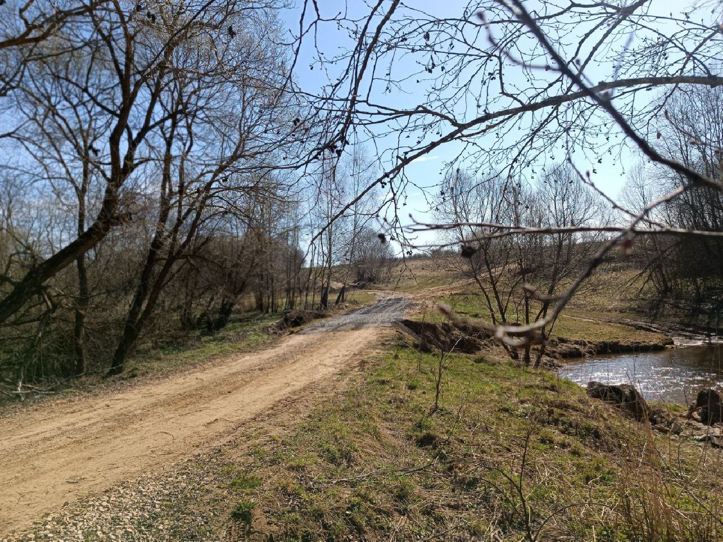 Можайск, Можайский городской округ, Подмосковье, мост, весенний паводок, восстановили мост, власти, открытая власть