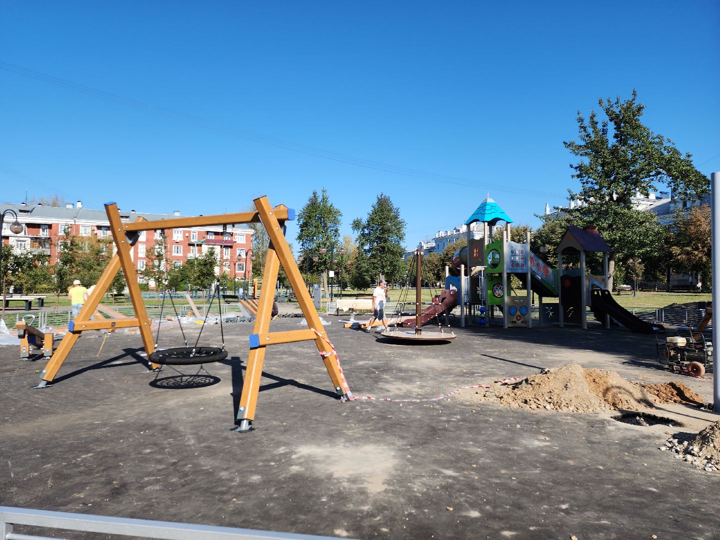 серпухов, подмосковье, новая детская площадка, губернаторская площадка,