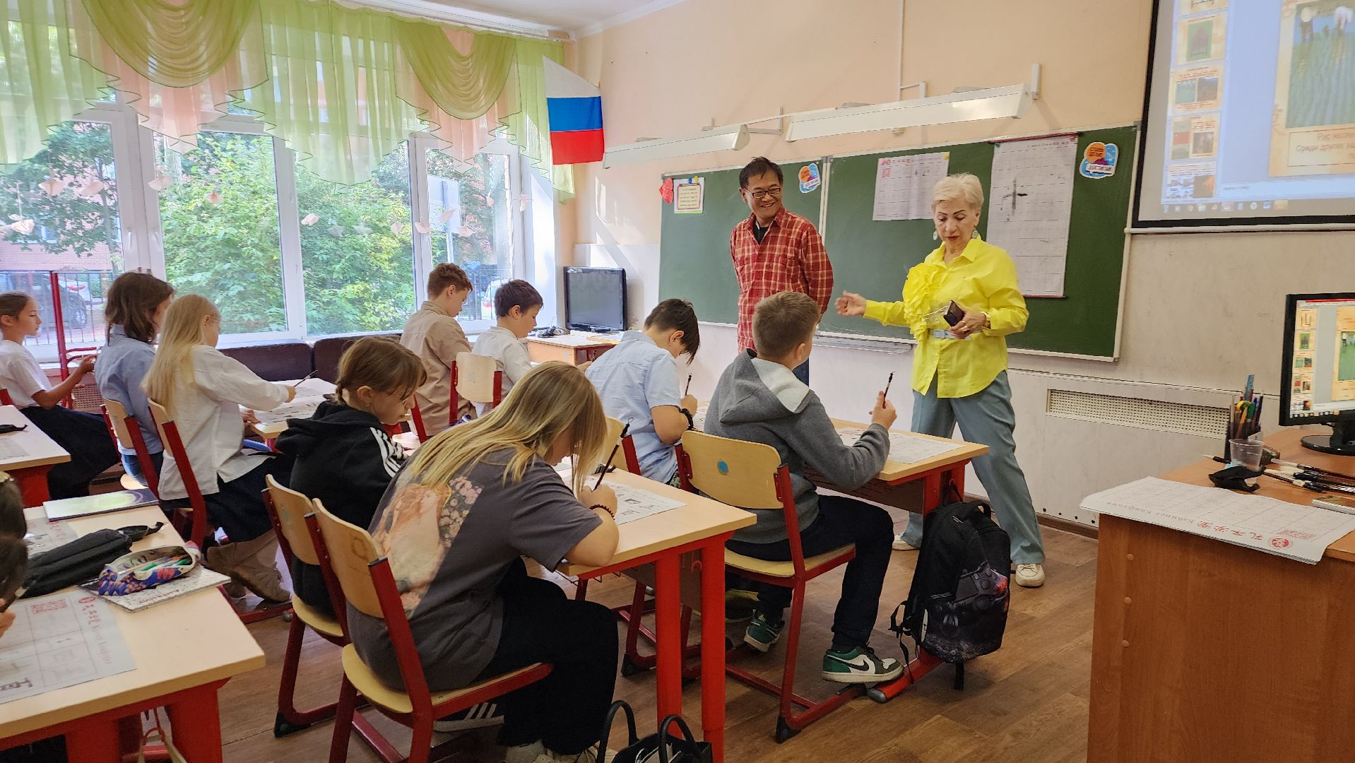 пушкино, китайский язык, лицей, пушкинский округ, культурный обмен,преподаватель,