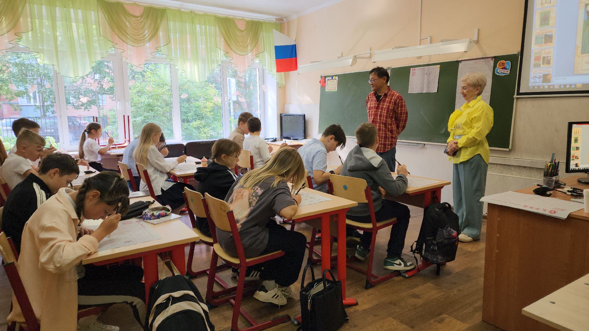 пушкино, китайский язык, лицей, пушкинский округ, культурный обмен,преподаватель,