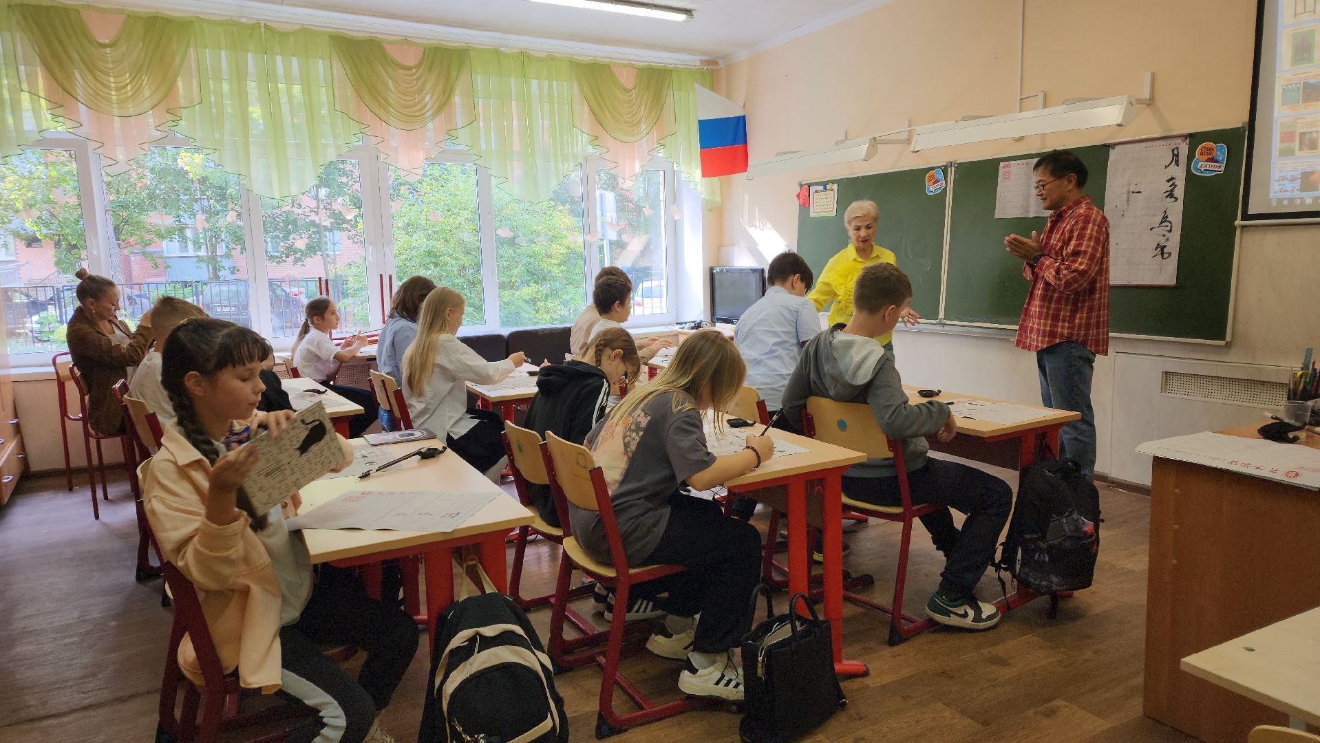 пушкино, китайский язык, лицей, пушкинский округ, культурный обмен,преподаватель,