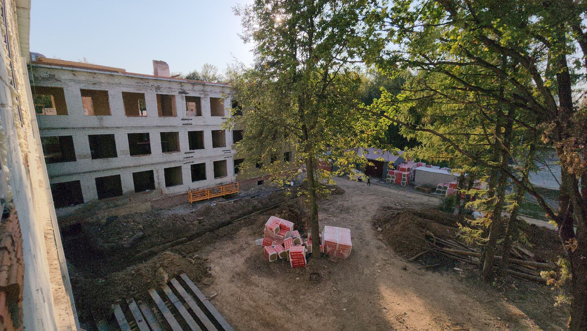 Школа, Реконструкция, Лобня,